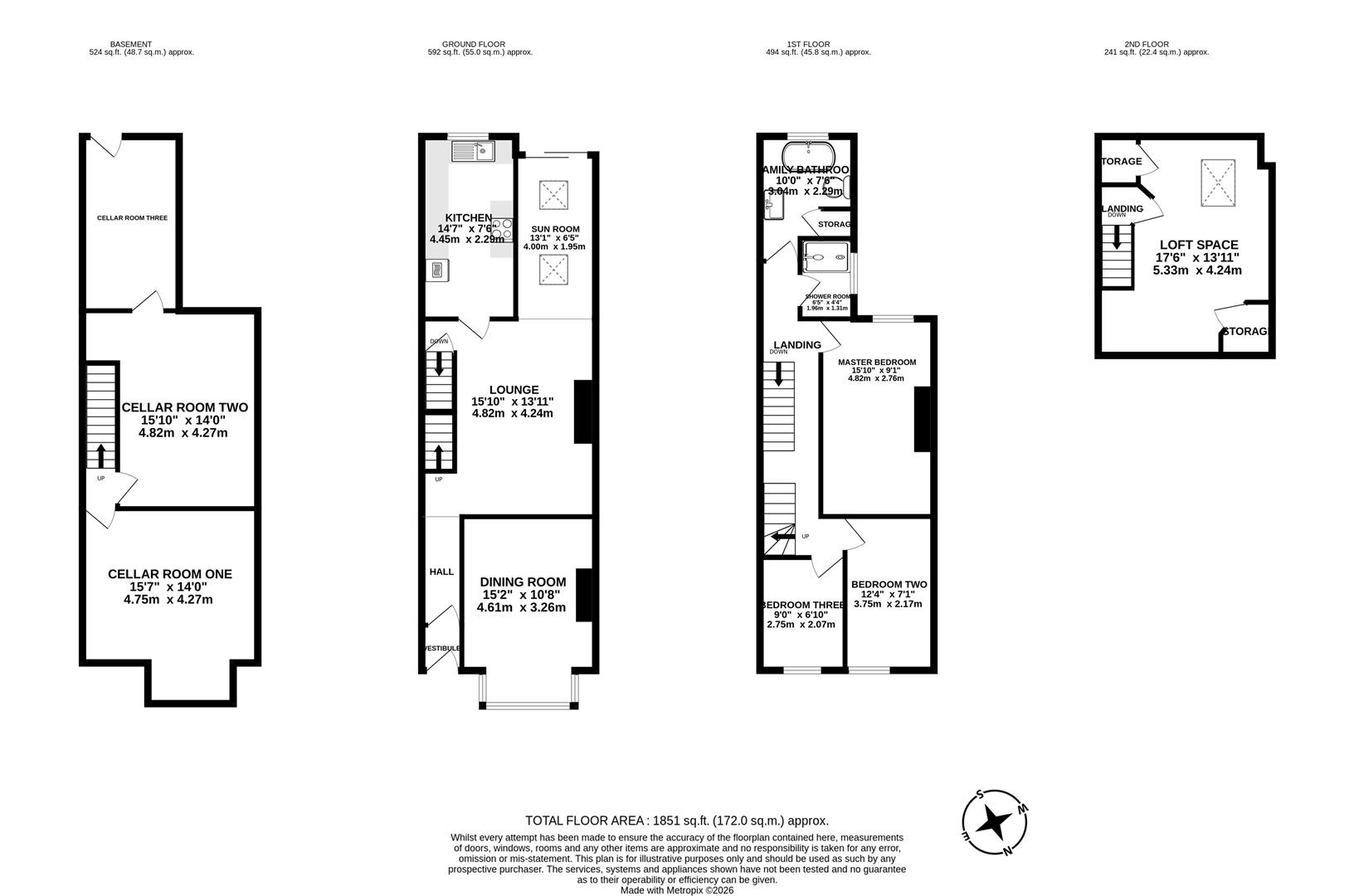 195, Deane Church Lane, Bolton floorplan