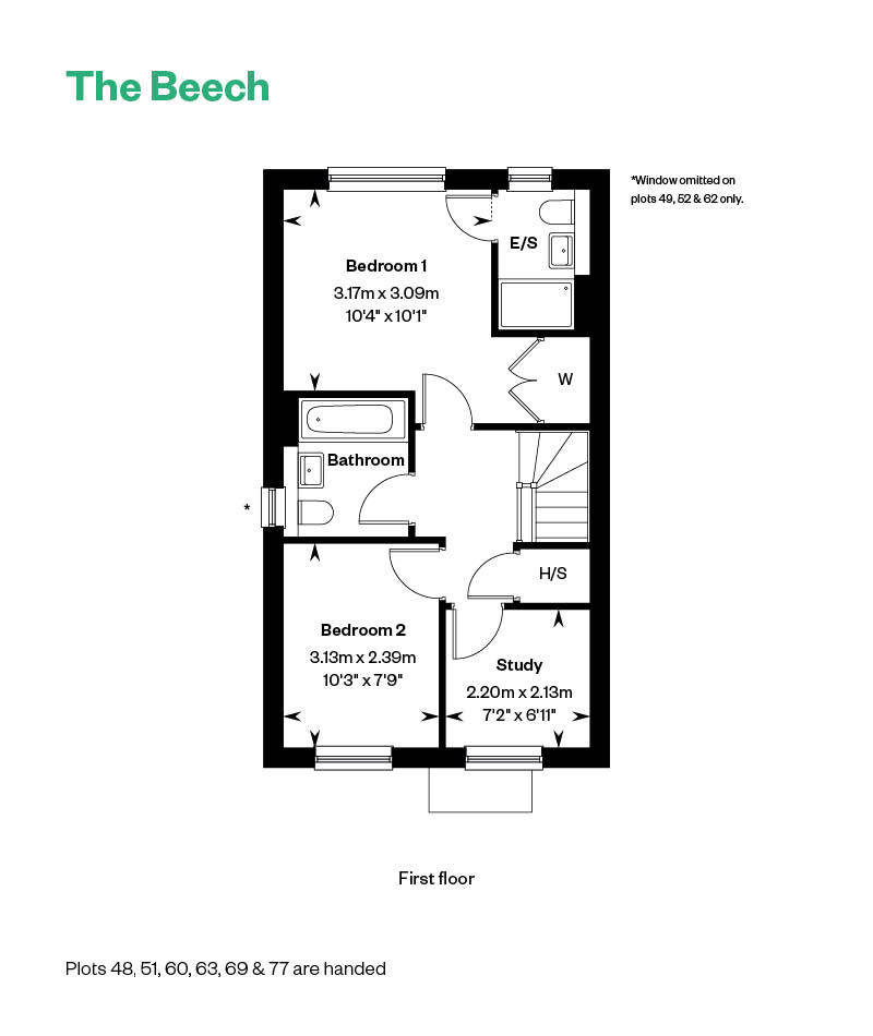 68, Wivenhoe Gardens, Colchester floorplan