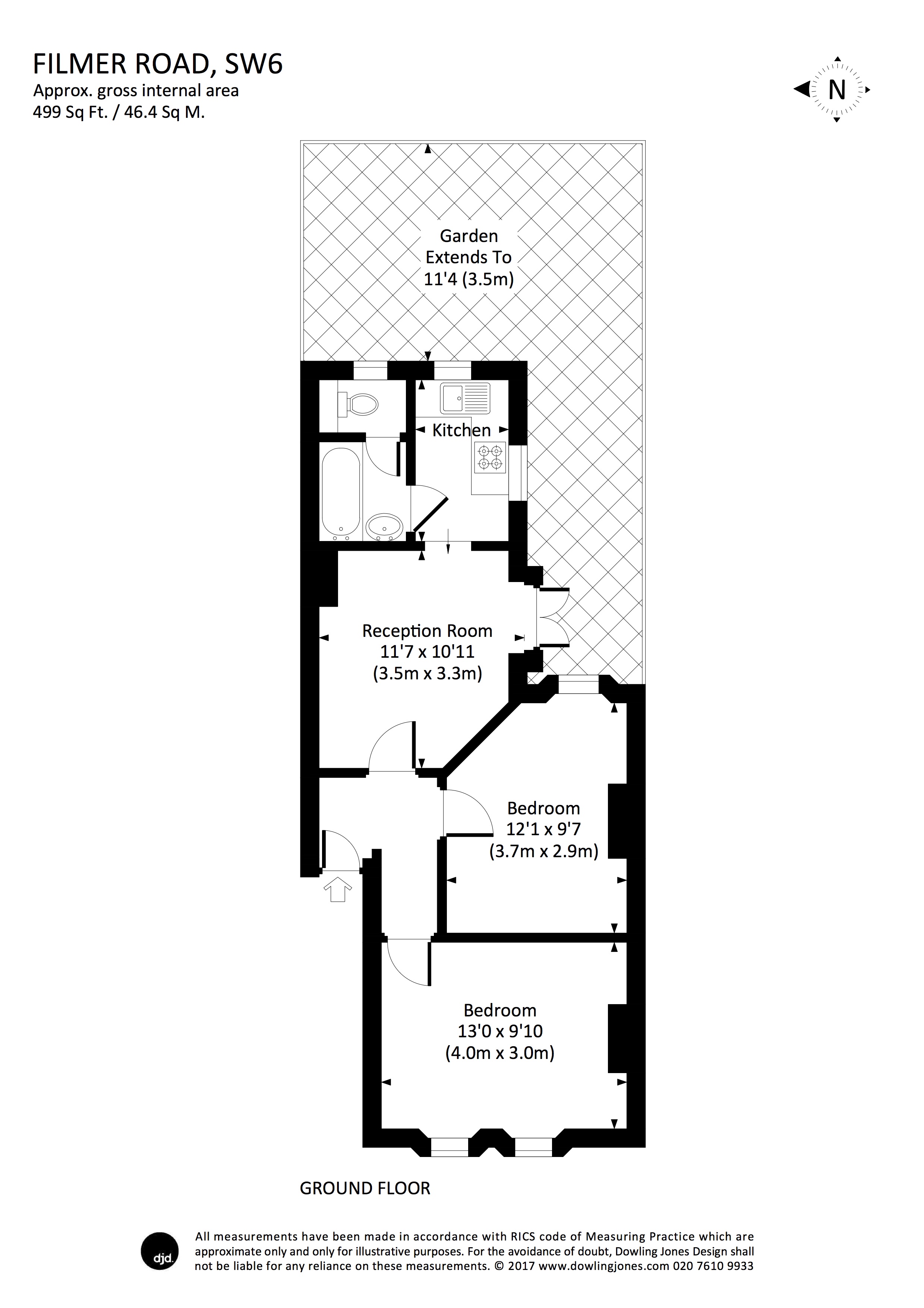 2 Bedrooms Flat to rent in Filmer House, Filmer Road, Fulham SW6