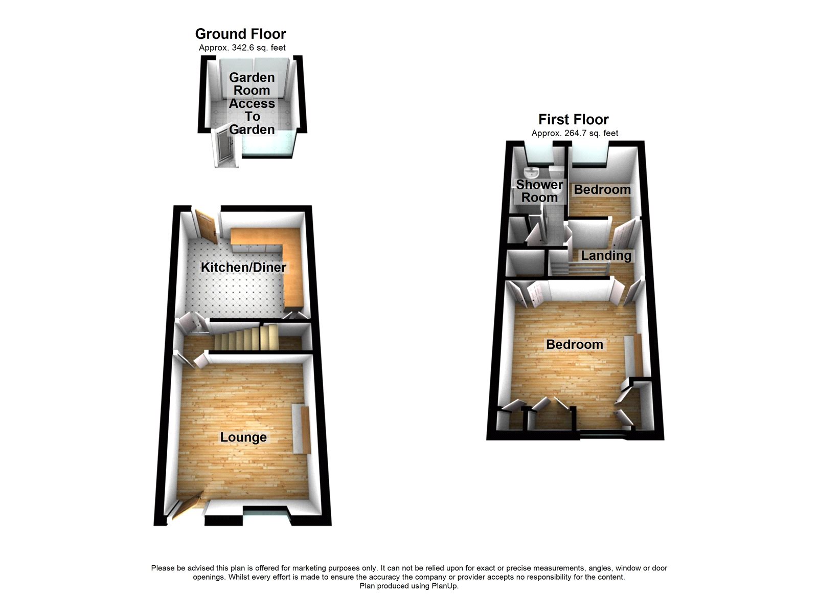 2 Bedrooms Terraced house for sale in May Place, Sole Street, Cobham, Gravesend DA12