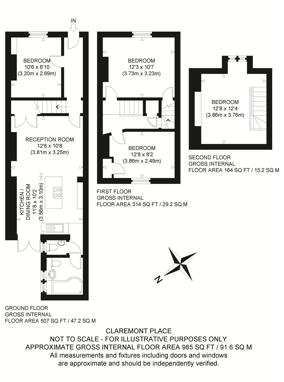 12, Claremont Place, Canterbury floorplan