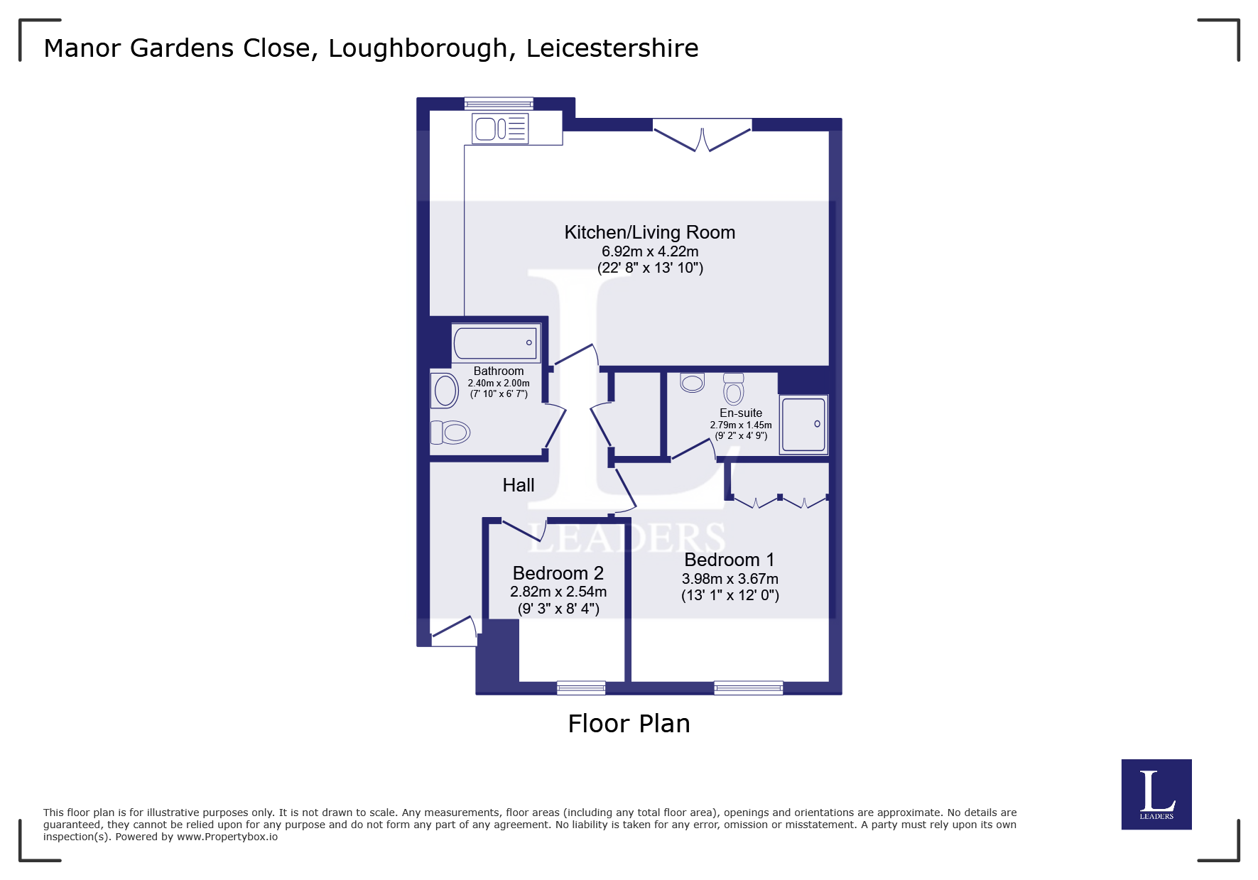 33, Manor Gardens Close, Leicestershire floorplan