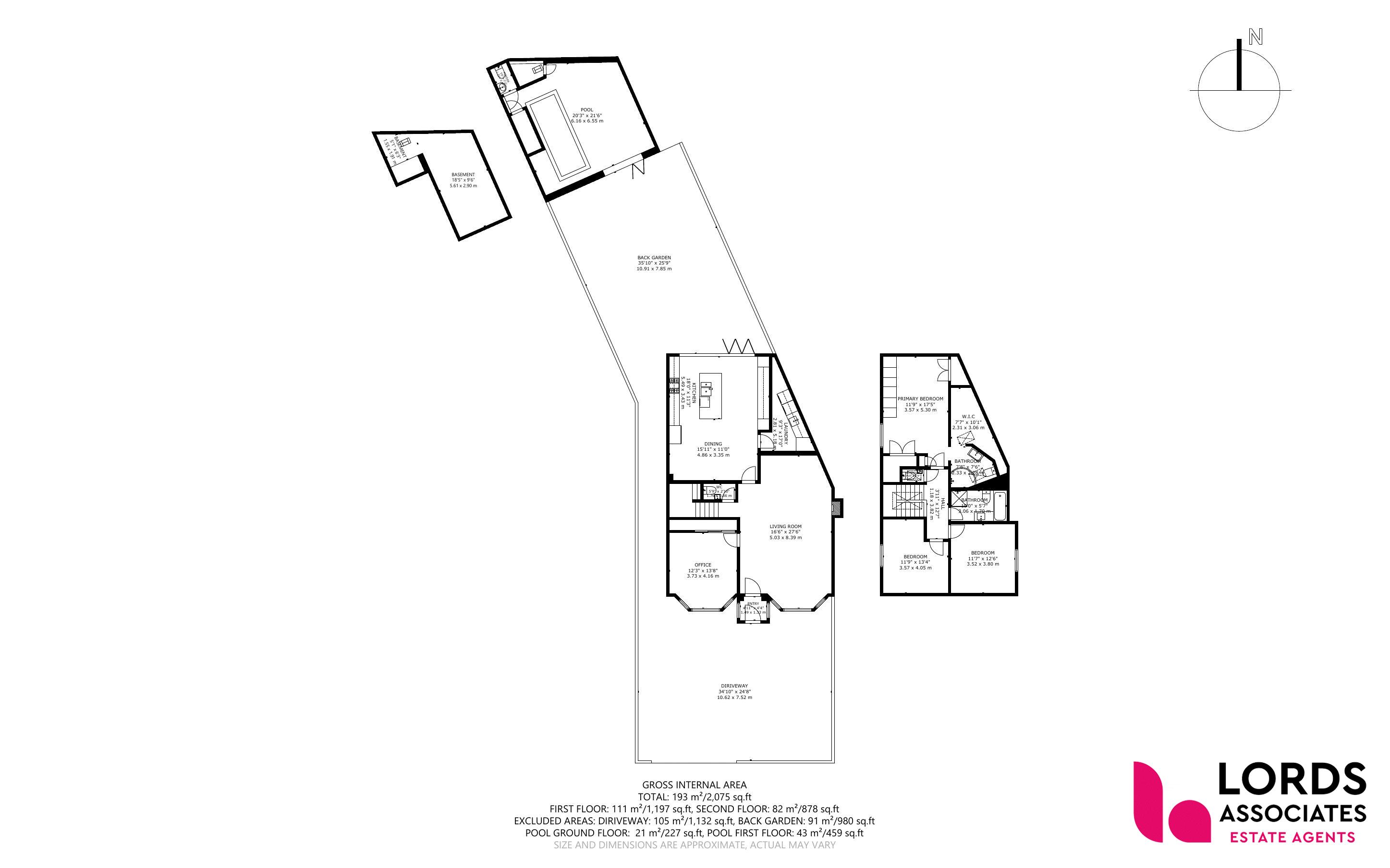 127, Pole Hill Road, Uxbridge floorplan
