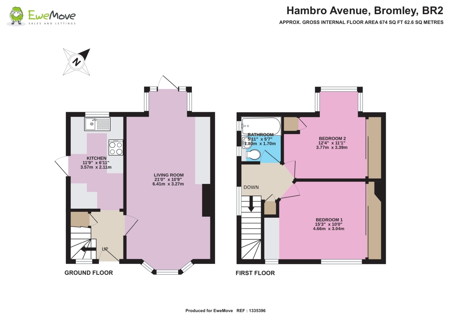 Hambro Avenue, Hayes, Bromley, Kent, BR2 floorplan