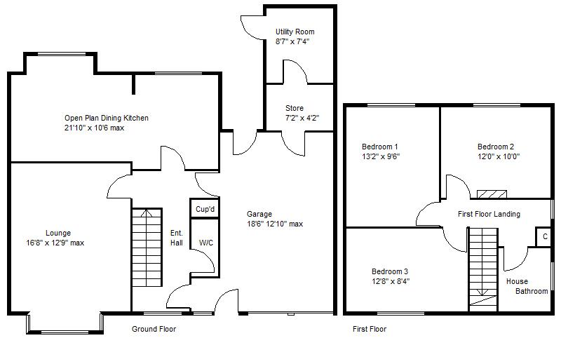 2, Manse Close, Doncaster floorplan