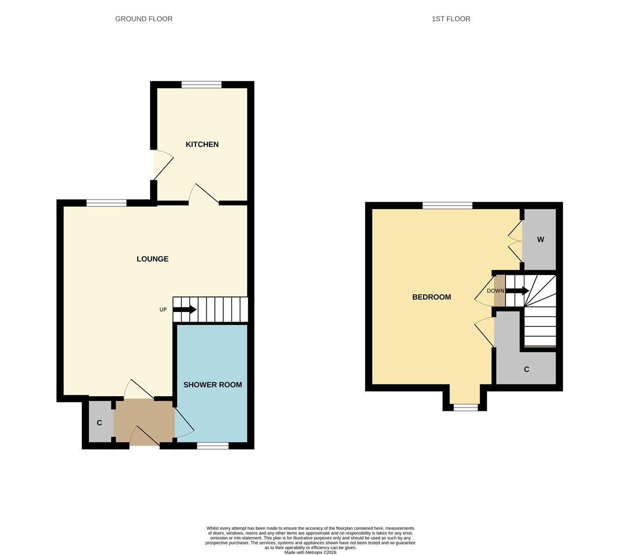 2 Essex Park Cottages, Kellwood Place, Dumfries floorplan