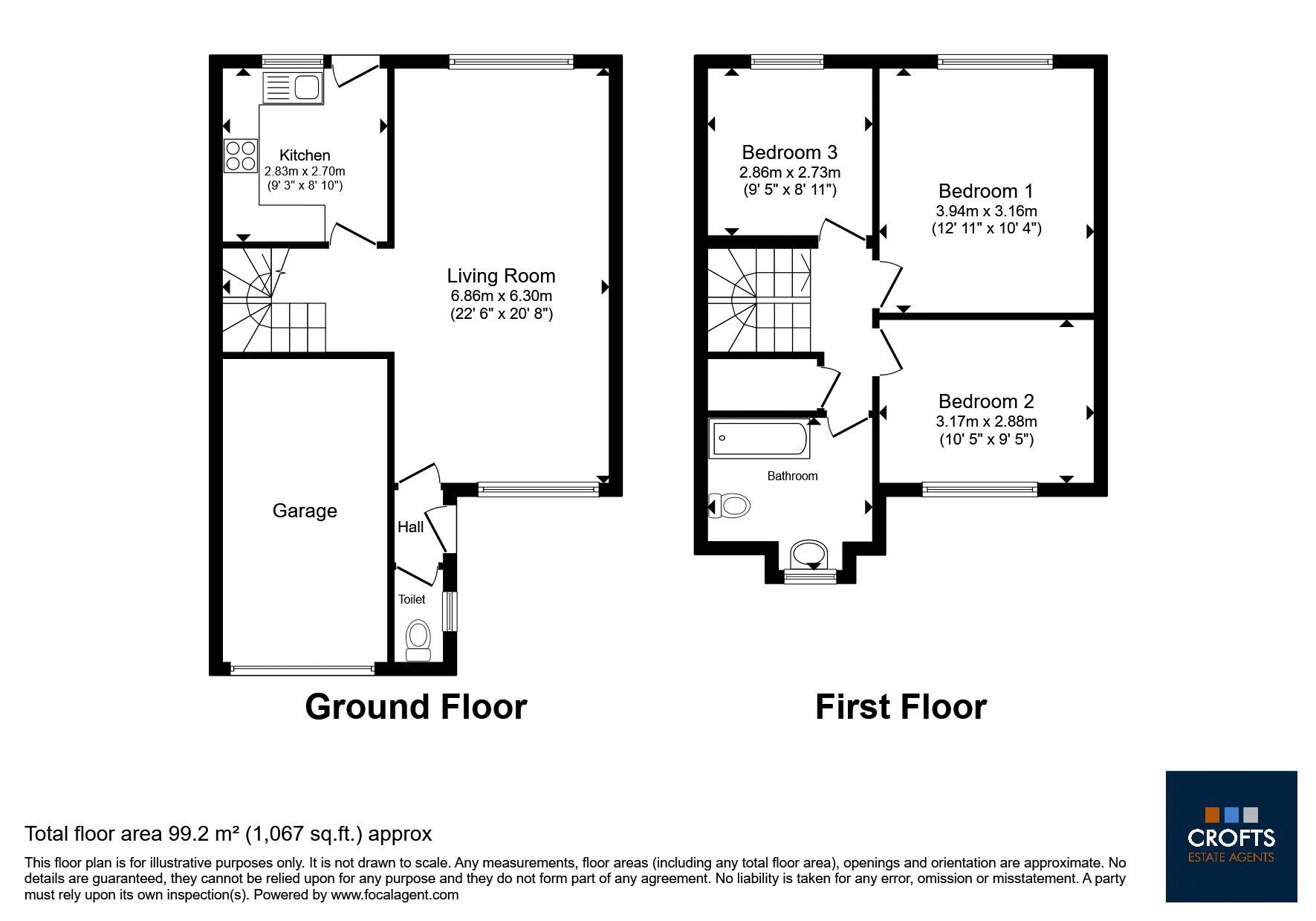 9, Birkdale Drive, Immingham floorplan