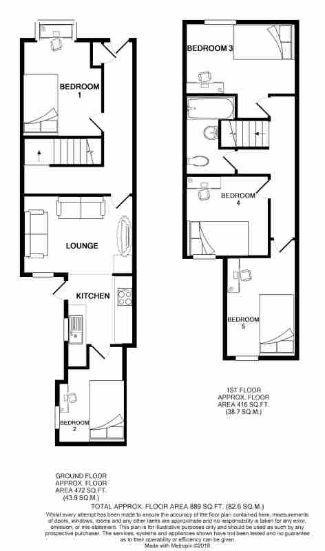 122, Boughey Road, Stoke floorplan