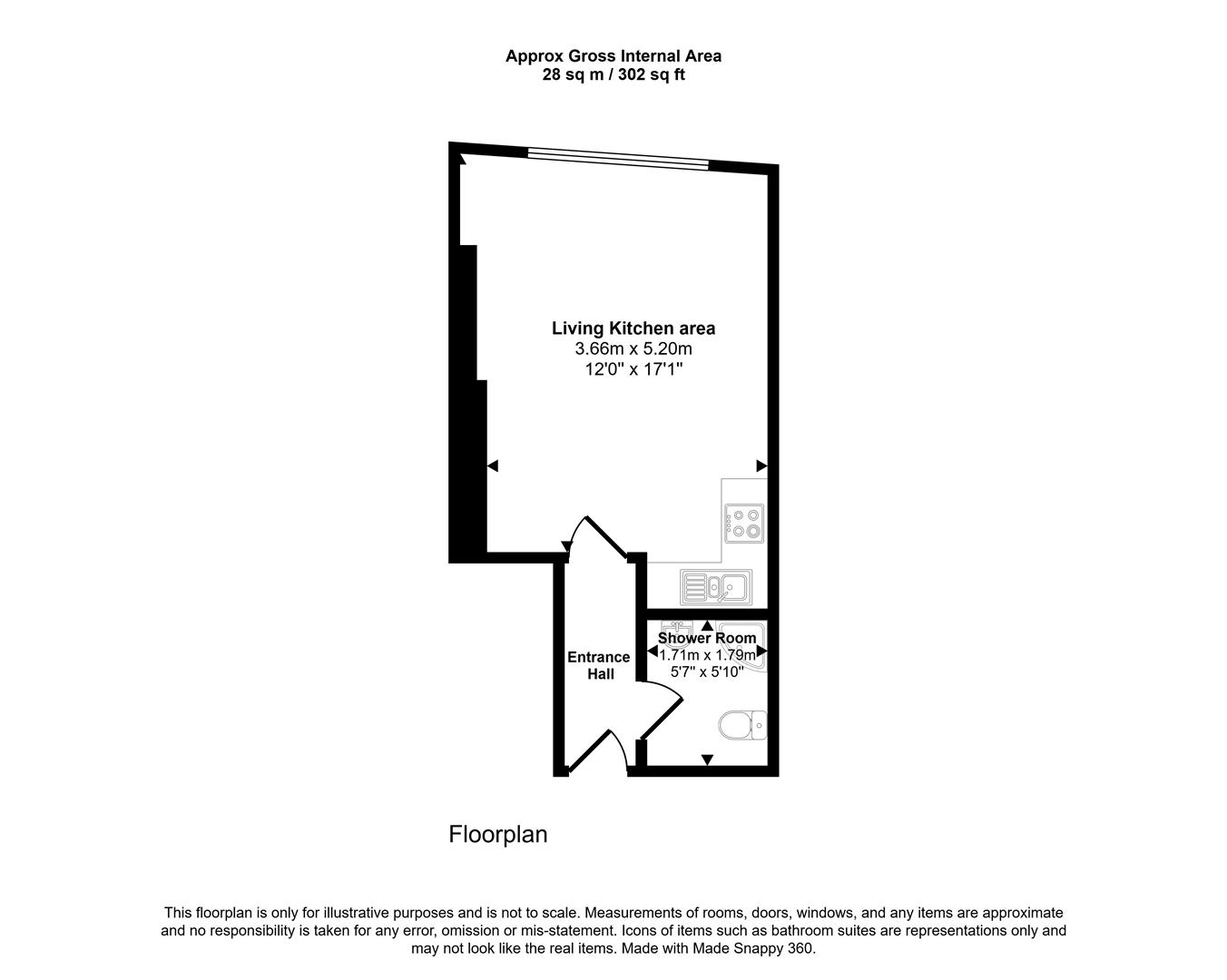 24 Old Market Street, Bristol floorplan