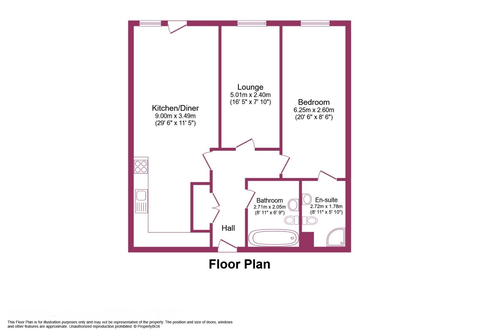 201, Bauhaus, Spinningfields floorplan