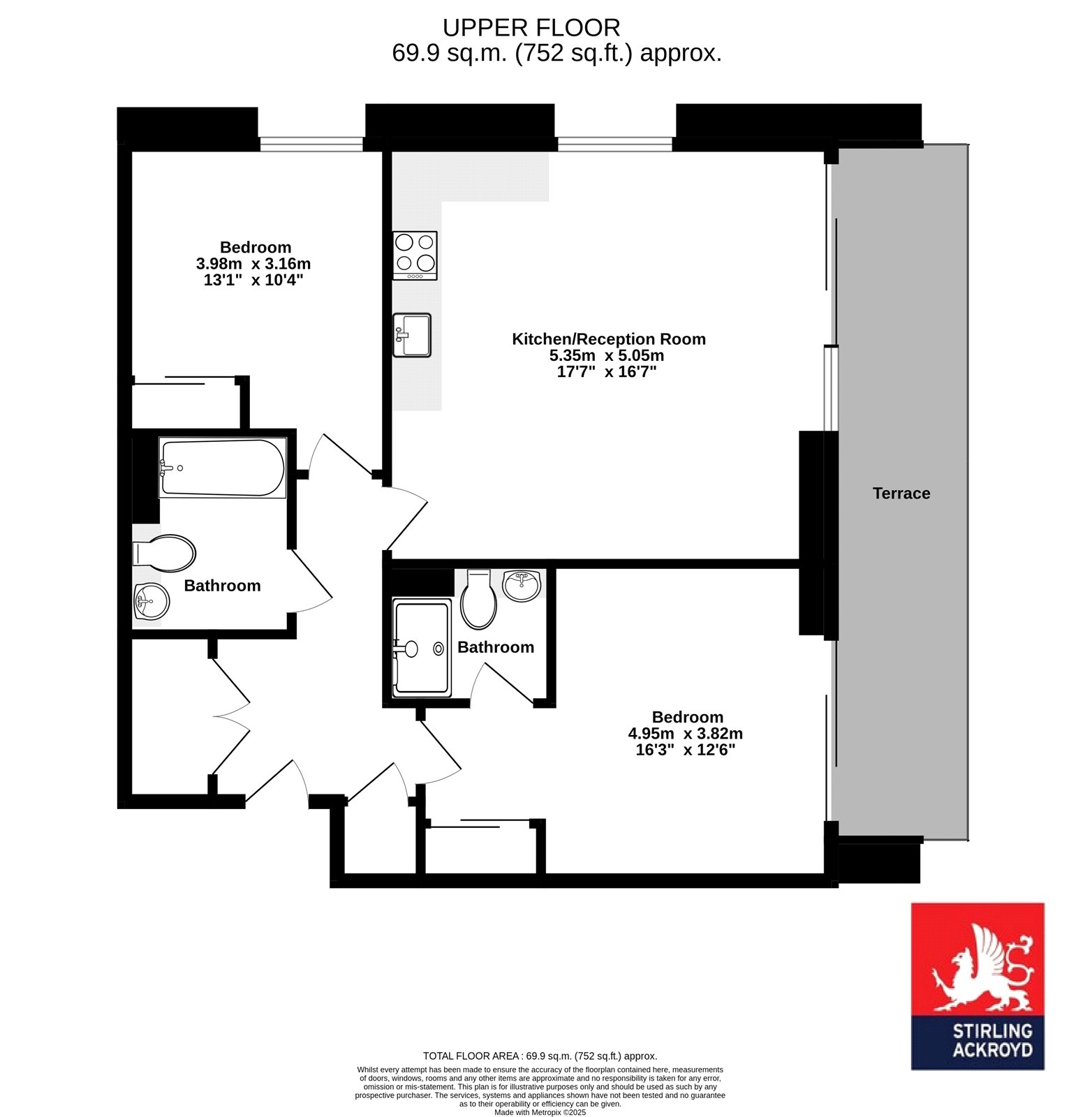 Flat 20, Windsor House, 4, Fairfield Avenue, Surrey floorplan