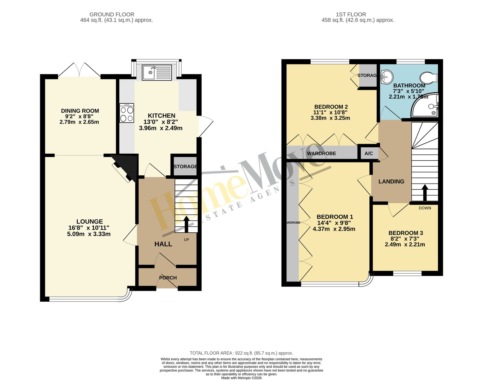 101, The Ringway, Leicester floorplan