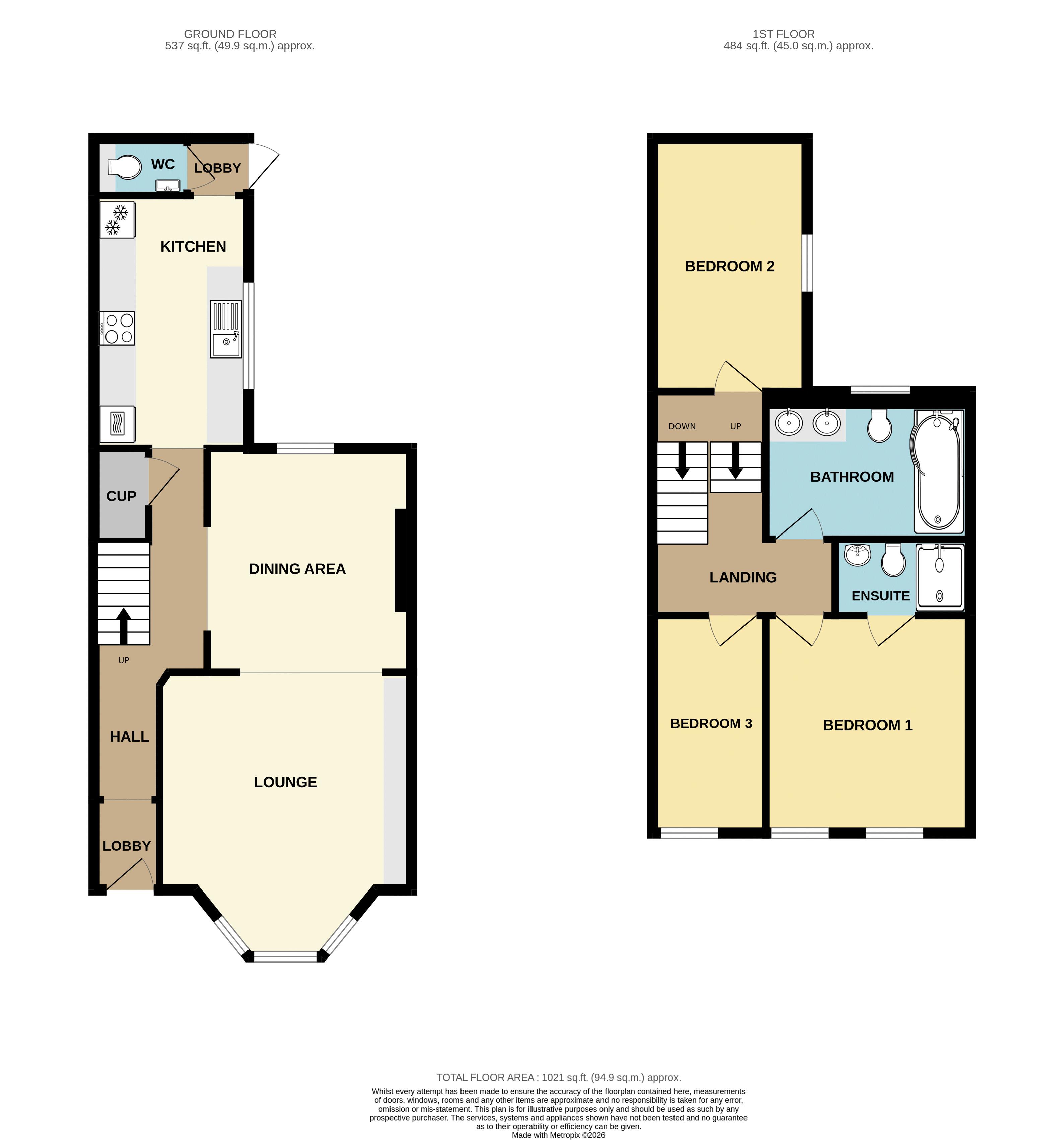 Jubilee Road, Weston-Super-Mare floorplan