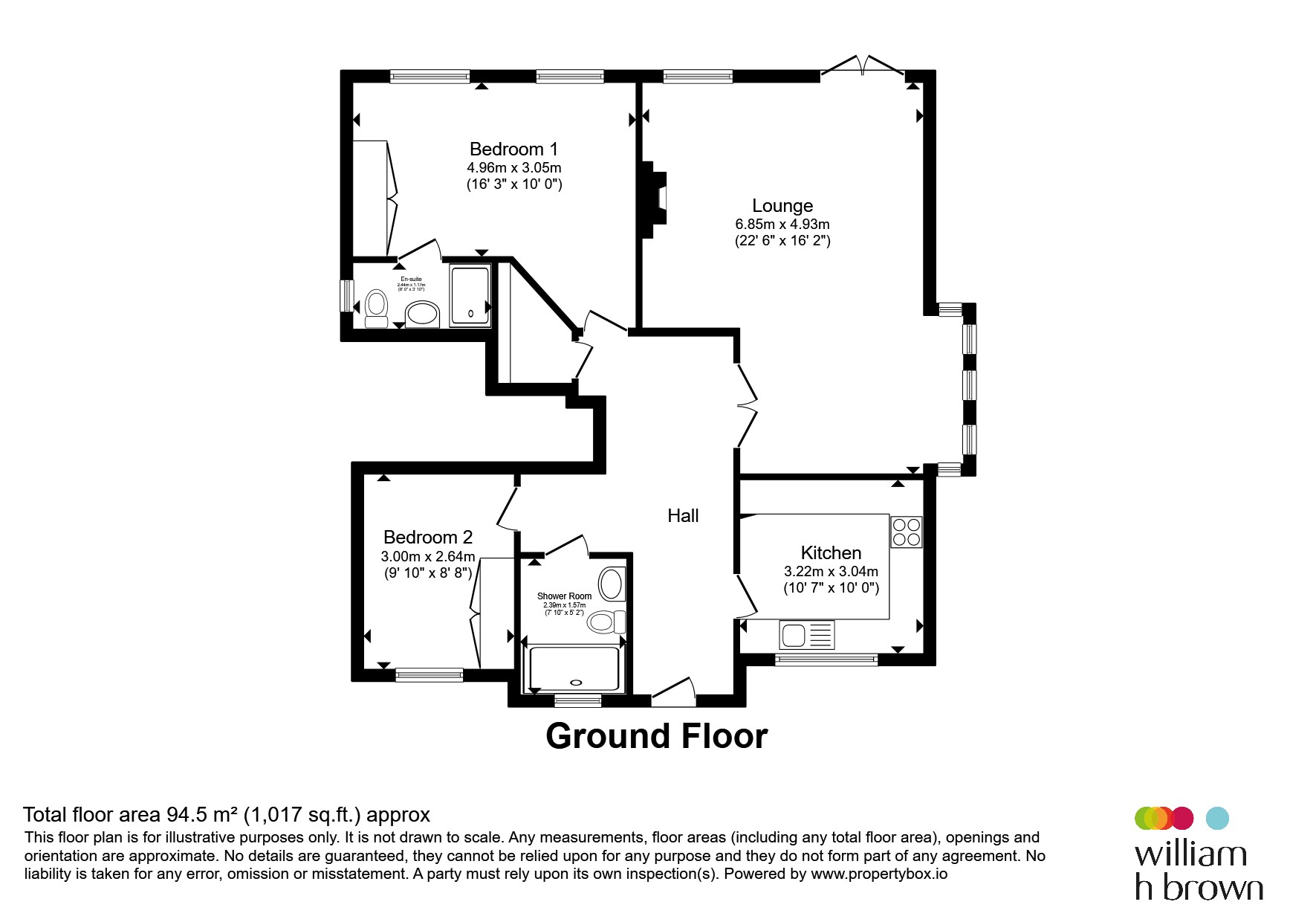 2, Garden Court, Harrogate floorplan