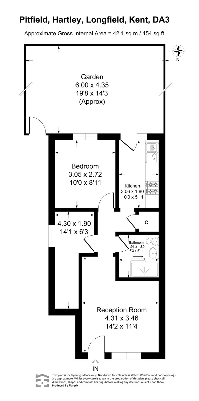 40, Pitfield, Longfield floorplan