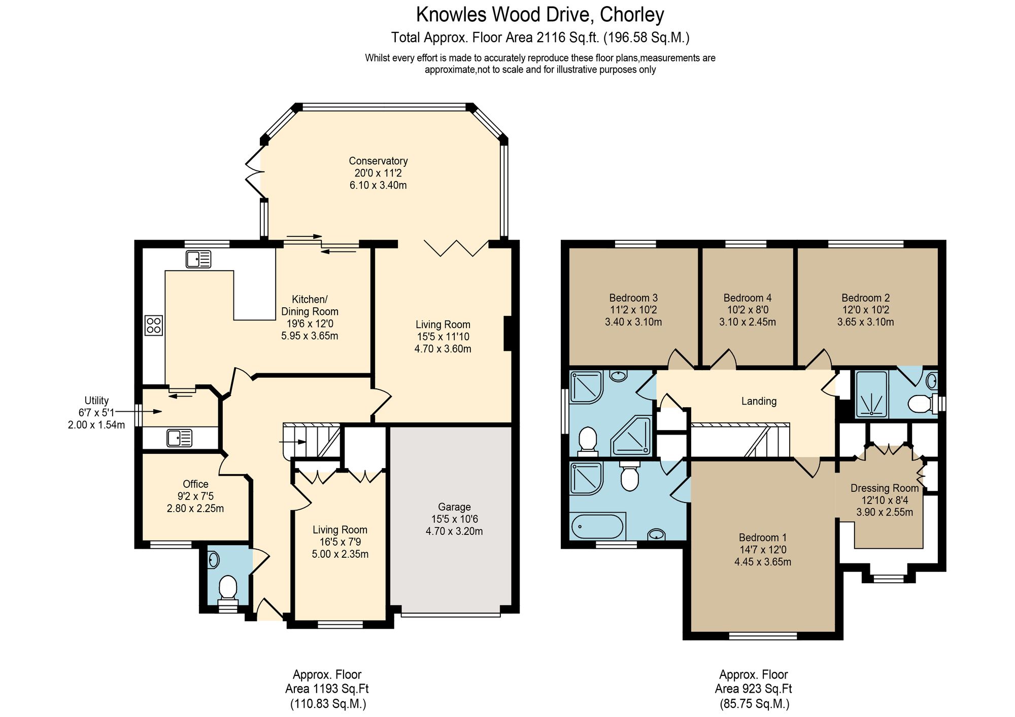 24 Knowles Wood Drive, Chorley floorplan