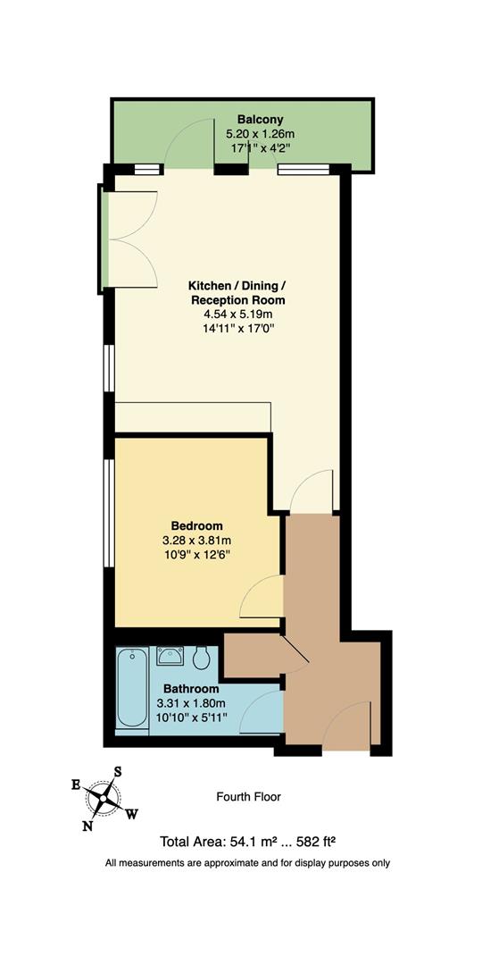 13 Cunard Apartments, 1, Picture House Mews, Walthamstow floorplan