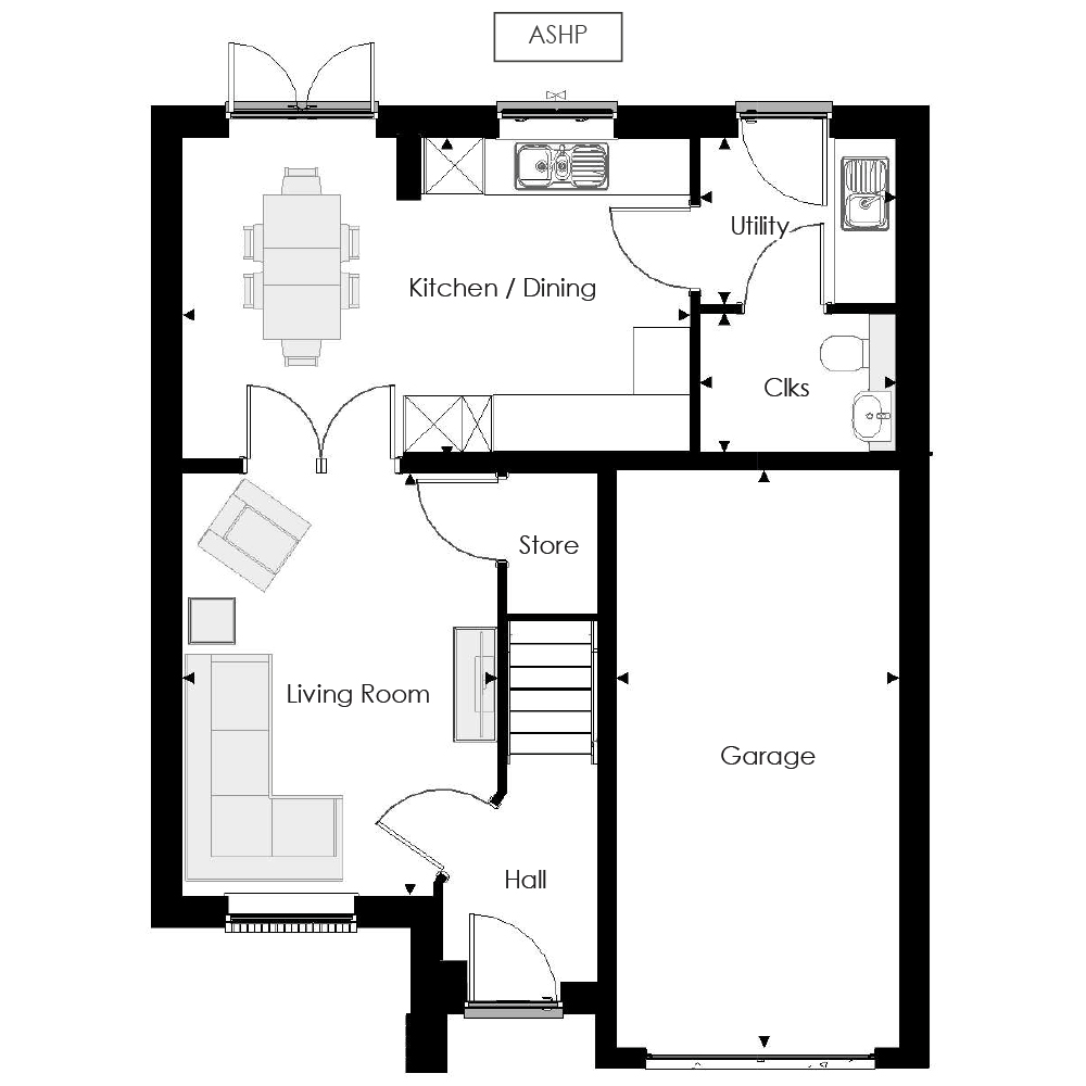 6, Brinsley Way, Bircotes, Harworth floorplan