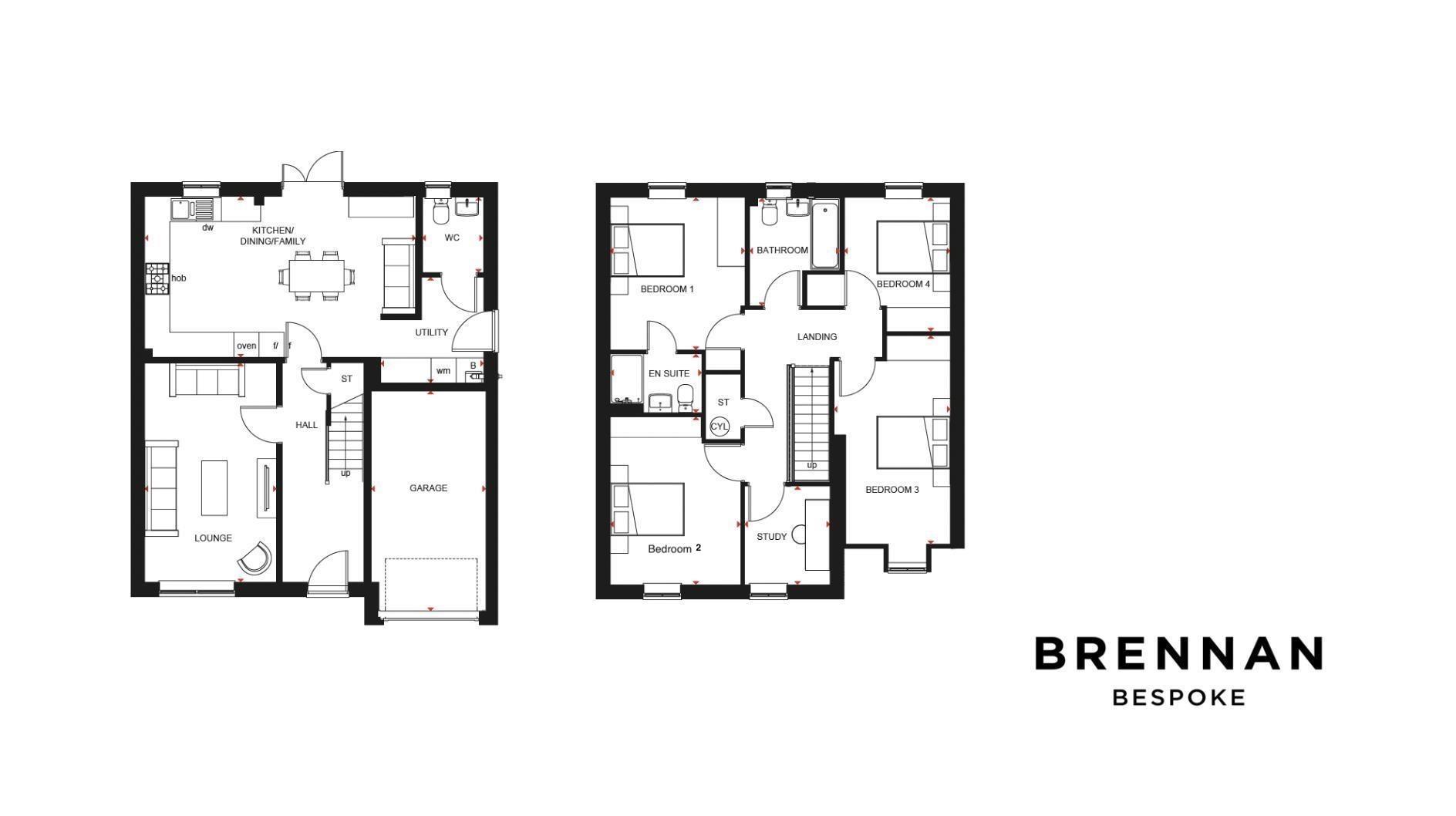 43, Old Stratford Close, Kettering floorplan