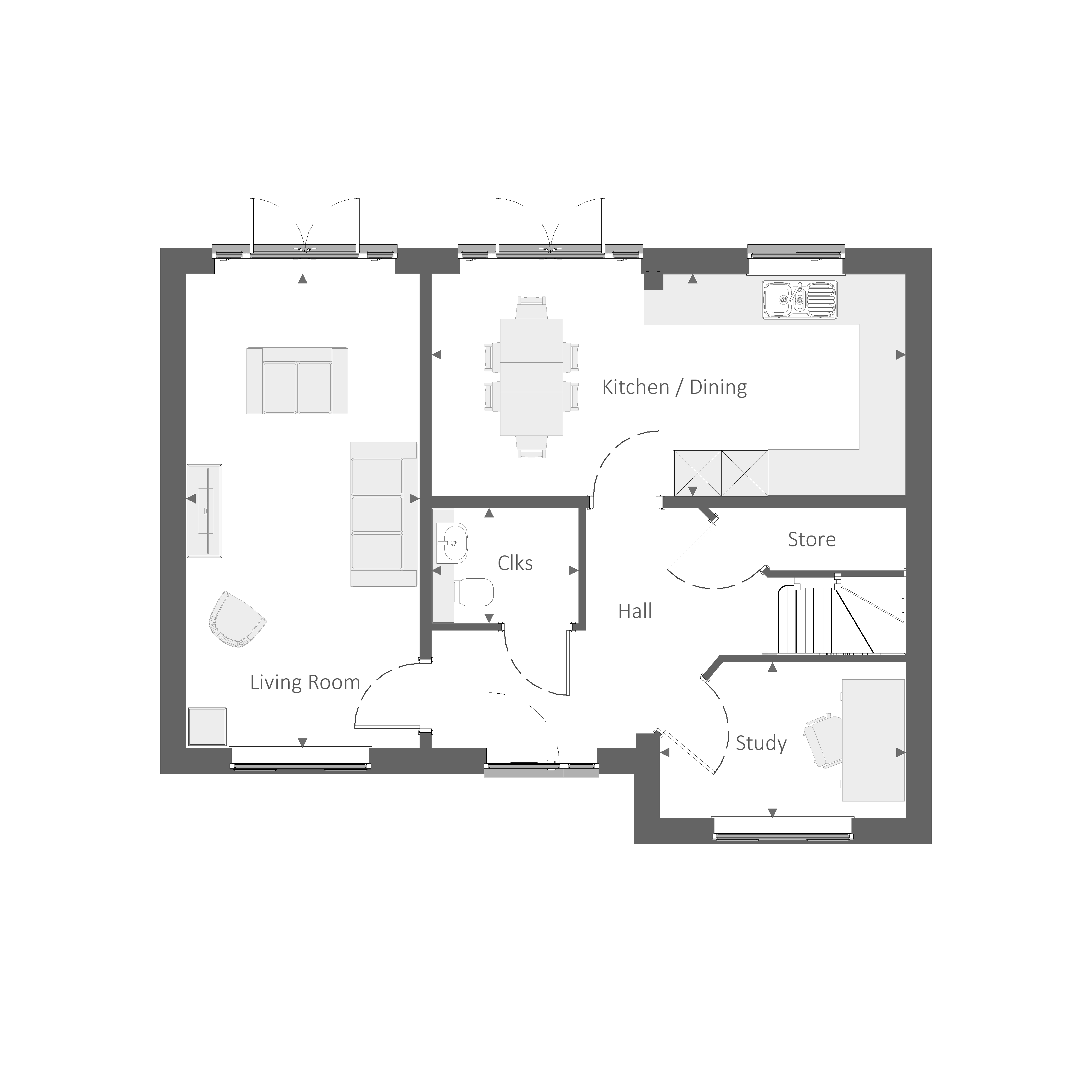 20, Woodside Way, Great Dunmow floorplan