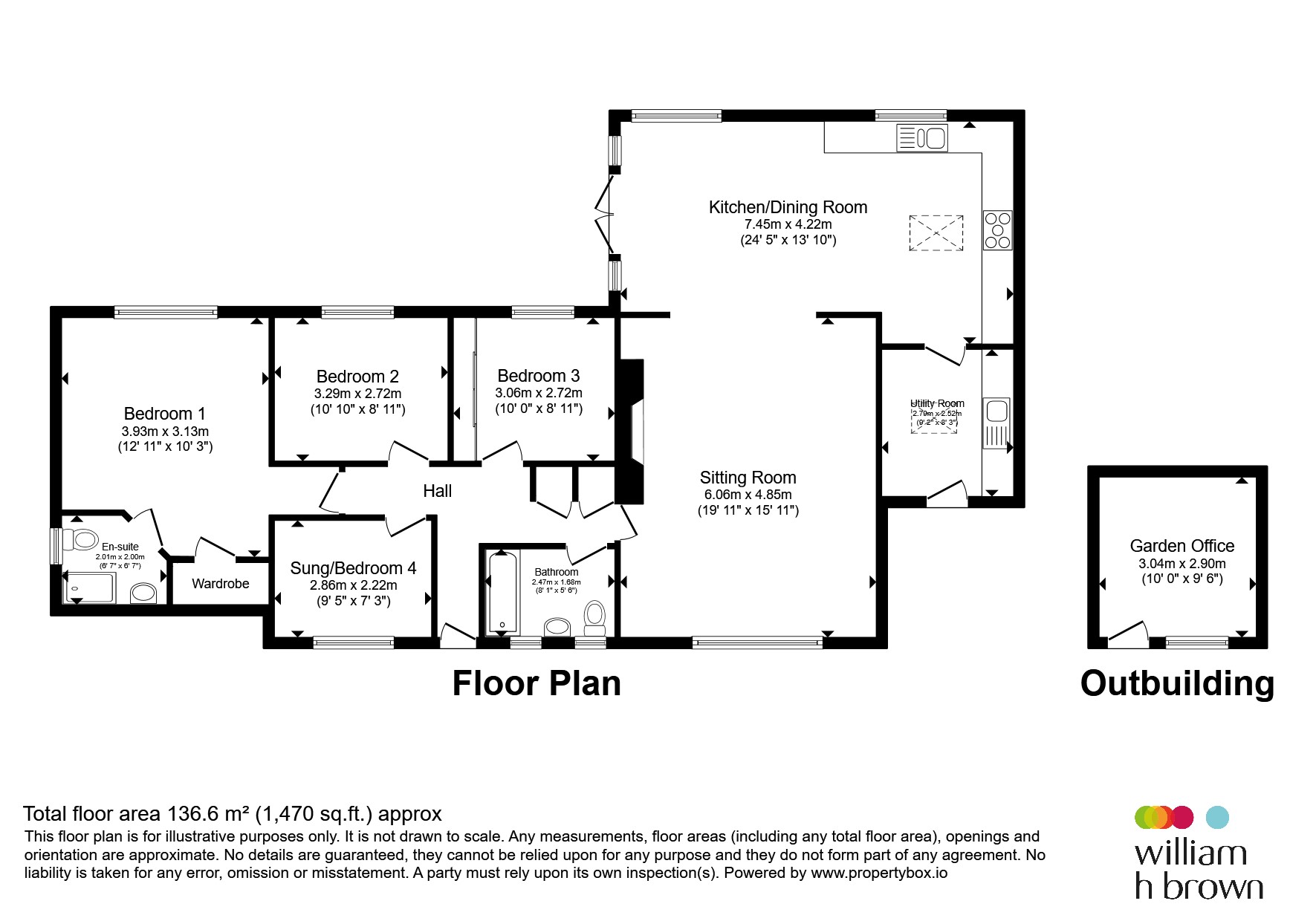 Broad Oaks, Common Road, Beccles floorplan