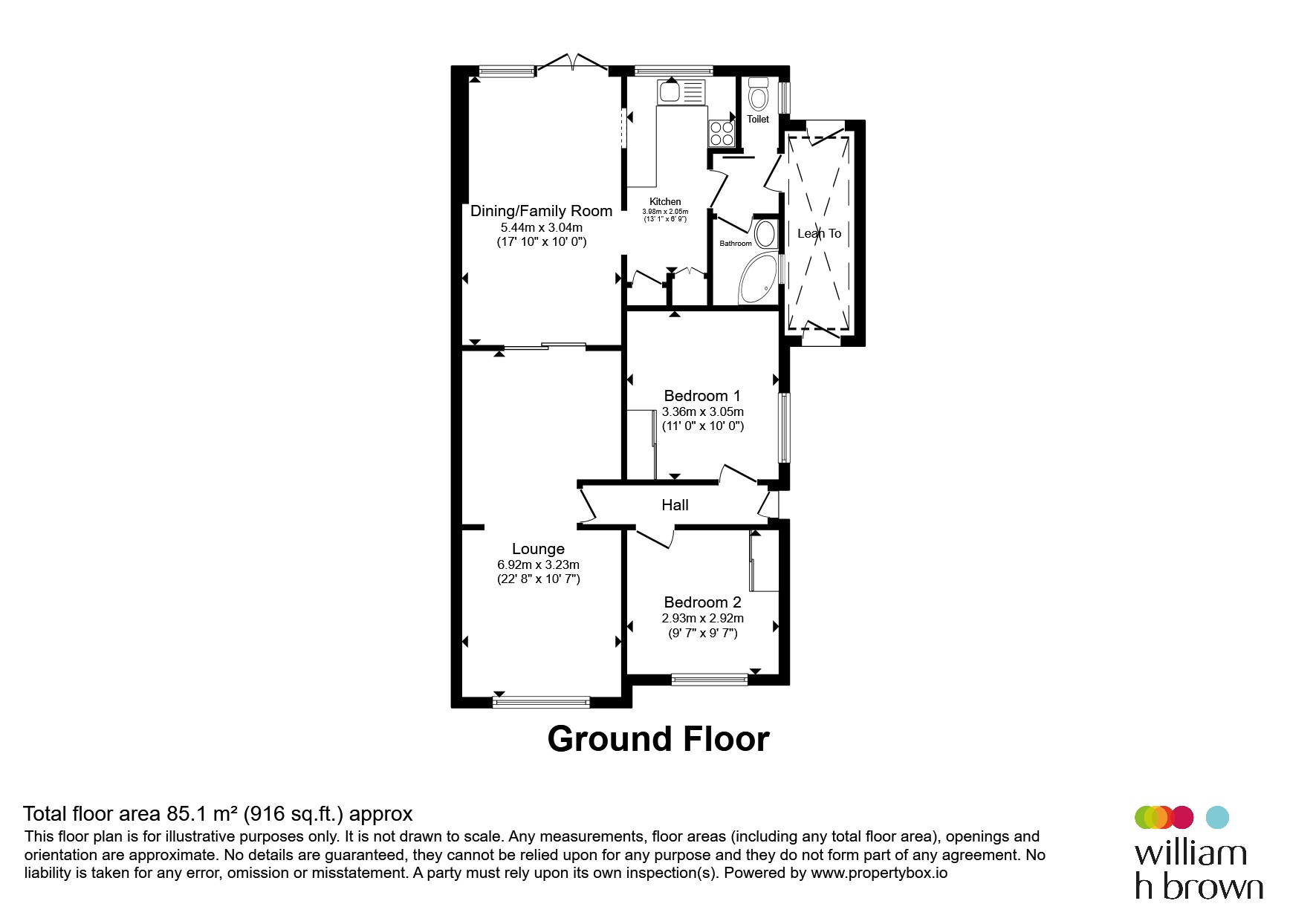 12, Summerfield Gardens, LOWESTOFT floorplan