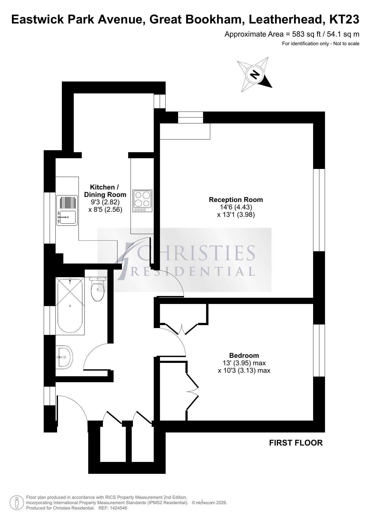 Flat 24, Leatherhead floorplan