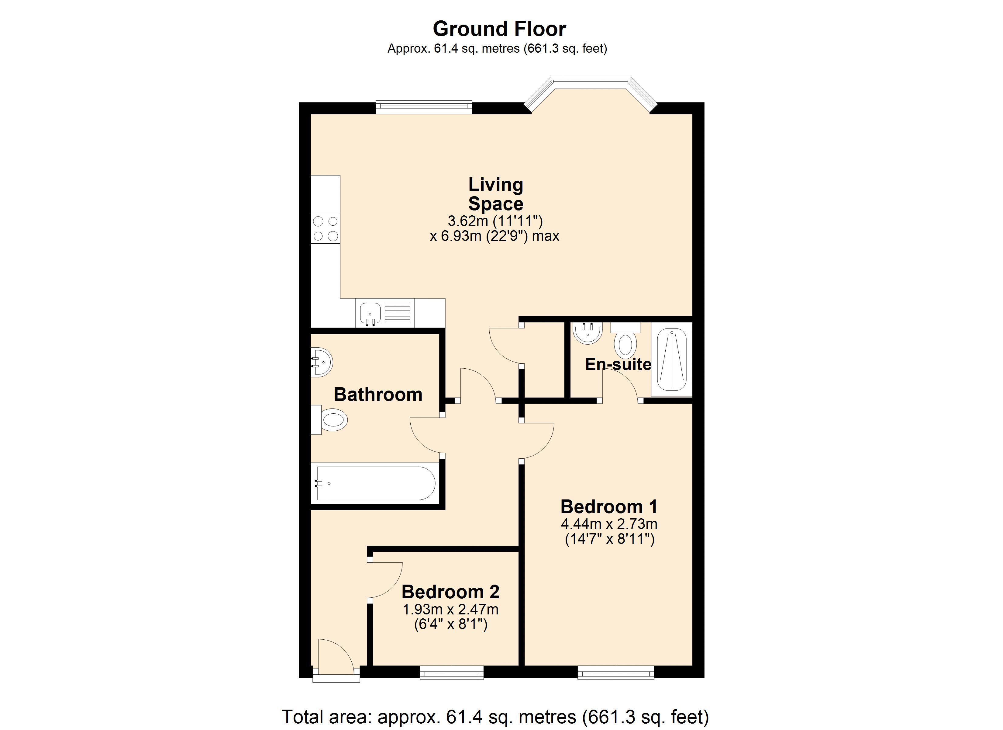 Fairfield Place, Winlaton floorplan