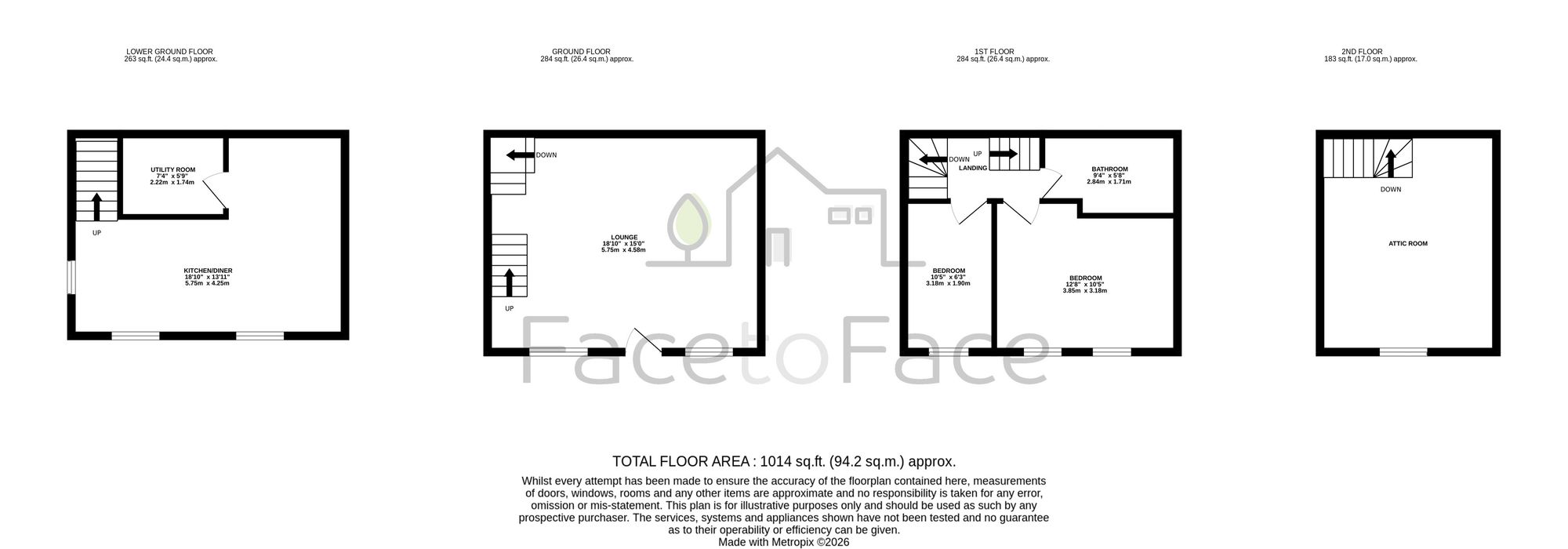 33 Sun Vale Avenue, Todmorden floorplan