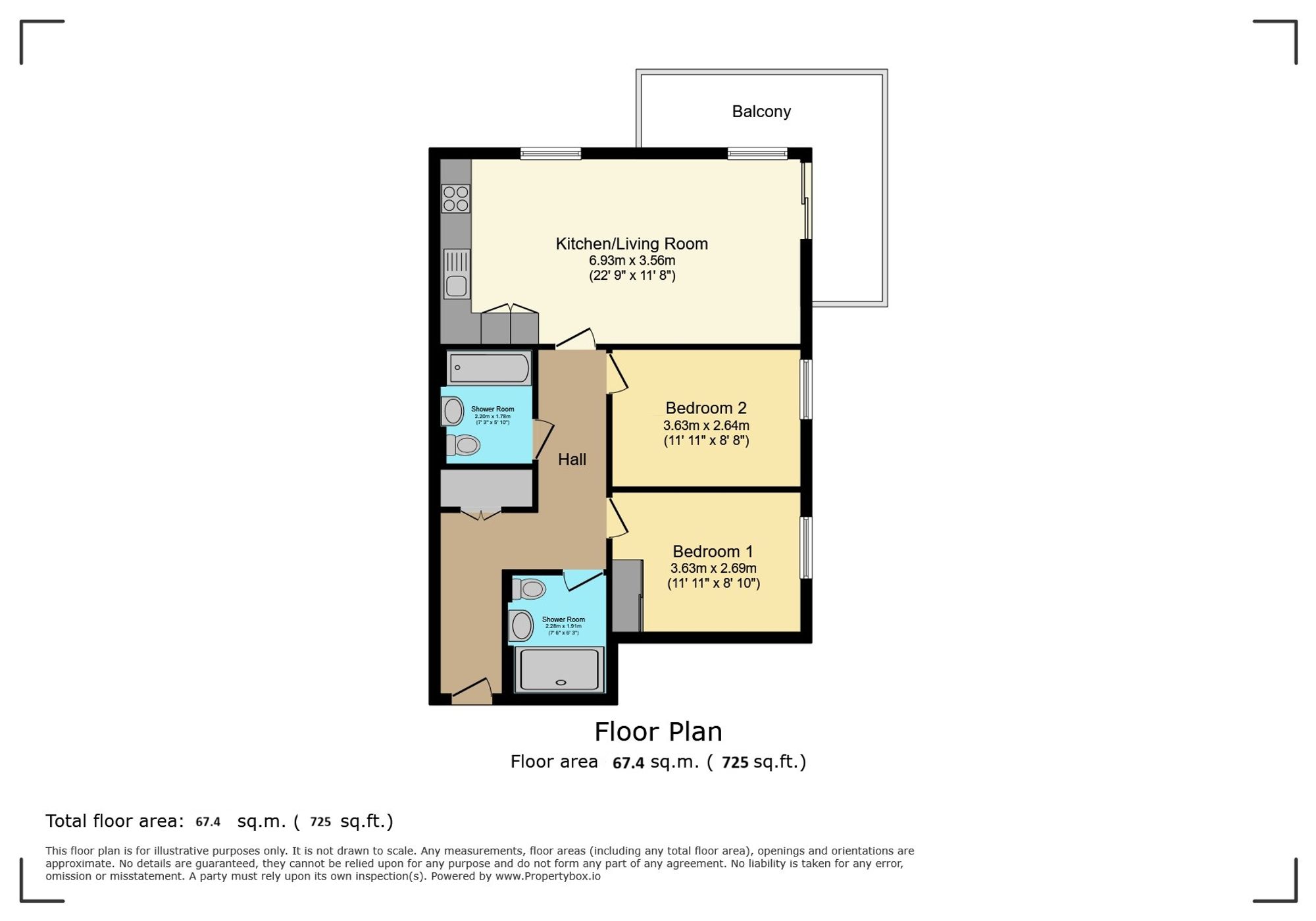 Flat 8, 16 Fairhaven Drive, Reading floorplan