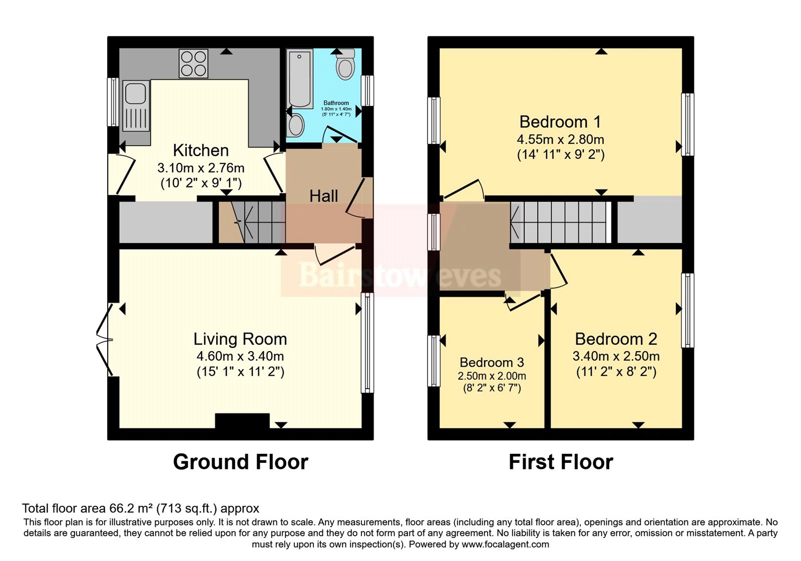 33, Audley Drive, Nottingham floorplan
