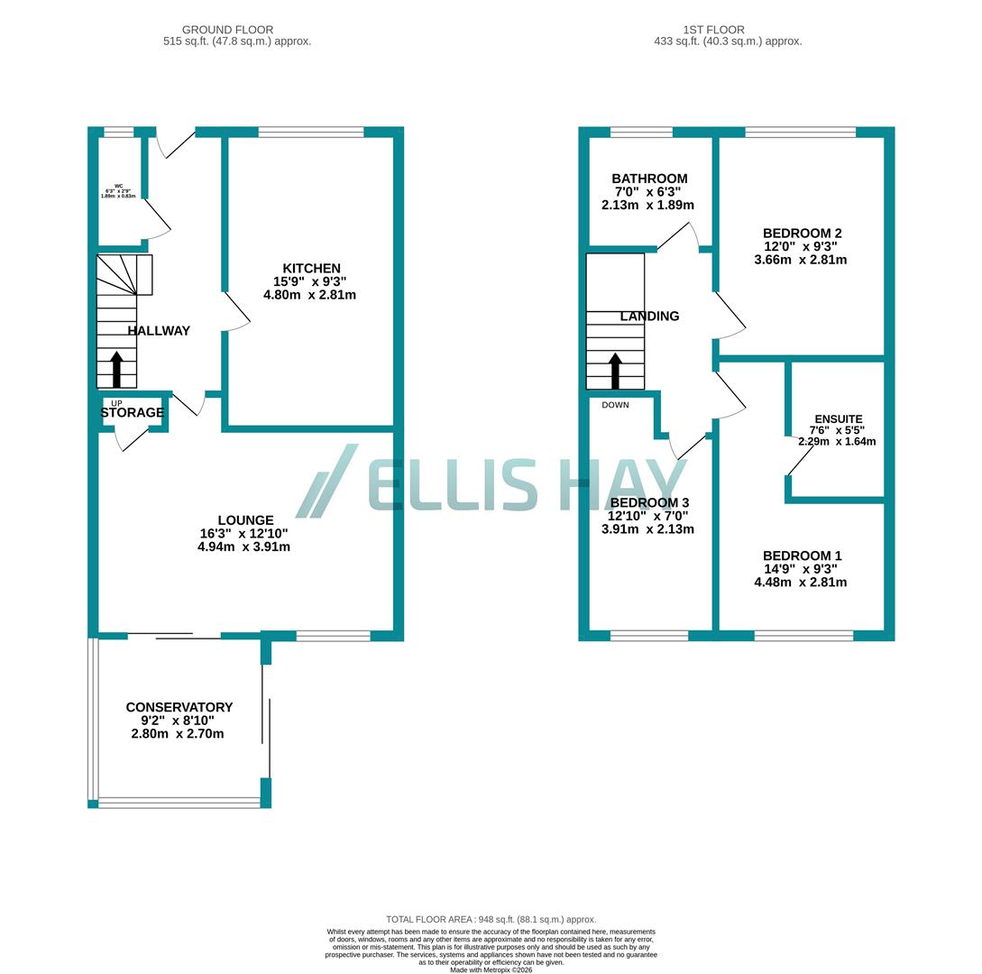 7, Wagoners Way, Scarborough floorplan
