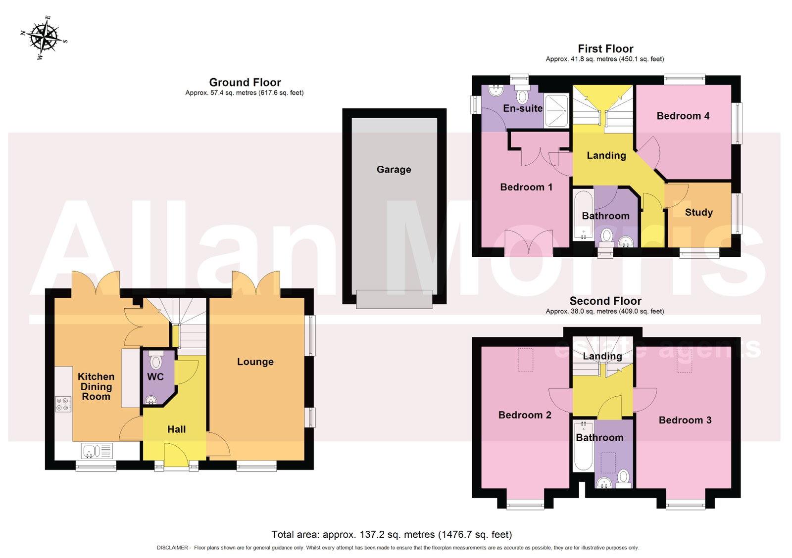 2, Barland Fields, Worcester floorplan