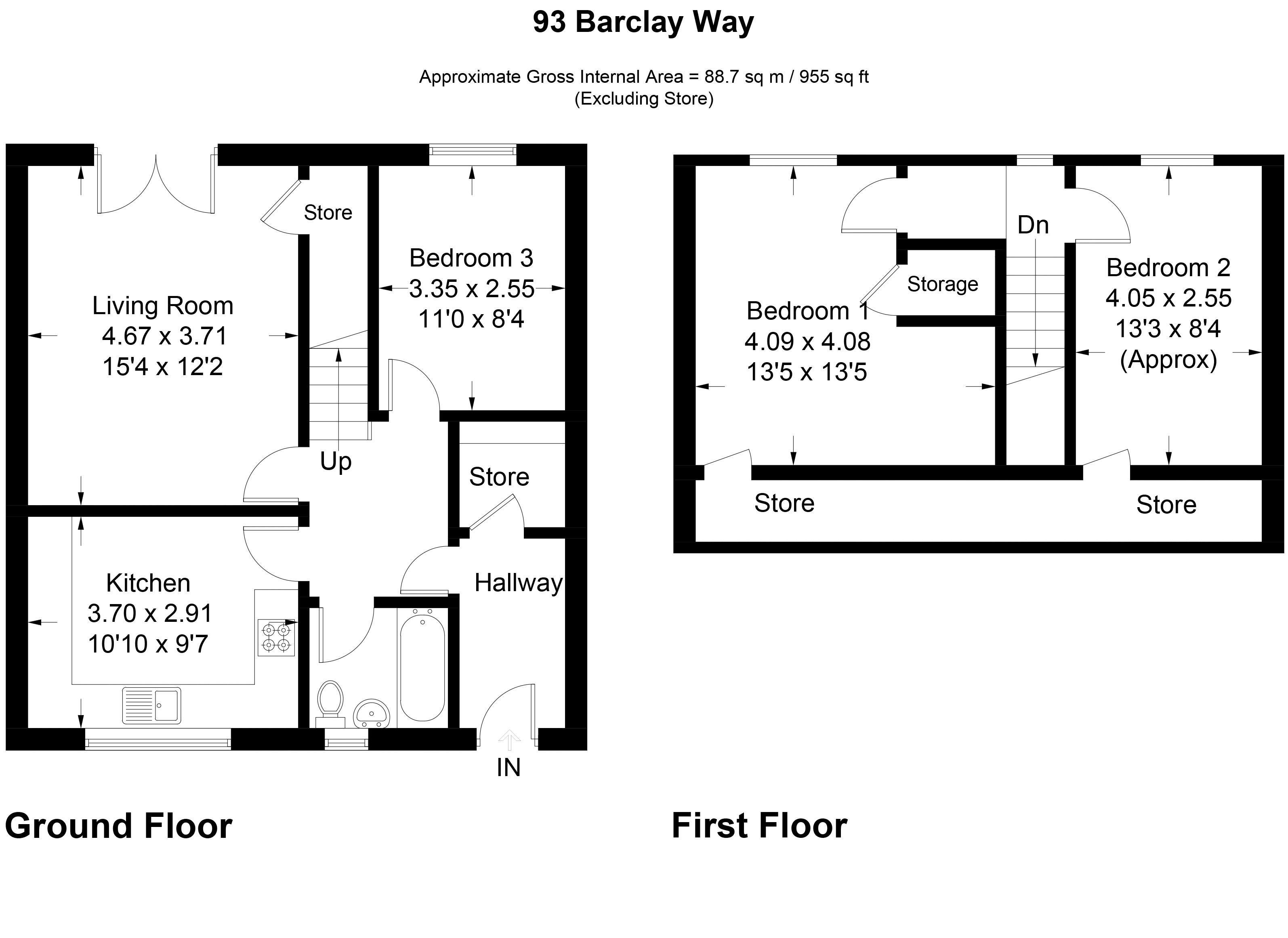 3 Bedrooms Terraced house for sale in 3 Bed End Of Terrace, 93 Barclay Way, Livingston EH54