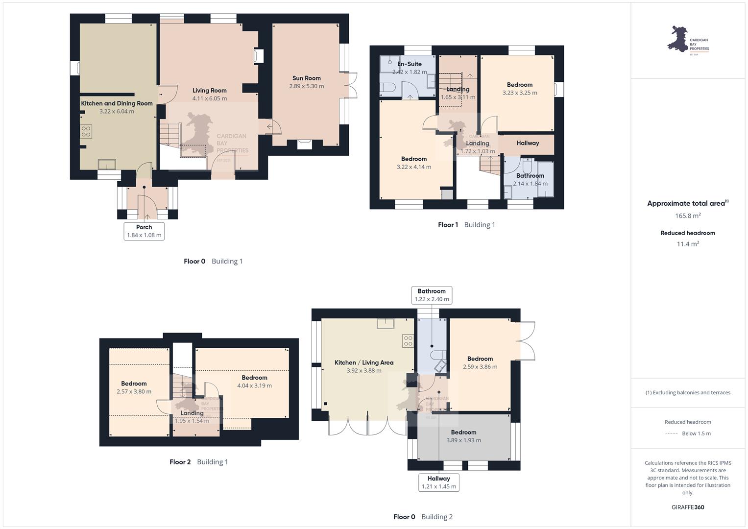 Glanawen, Moylegrove, Cardigan floorplan