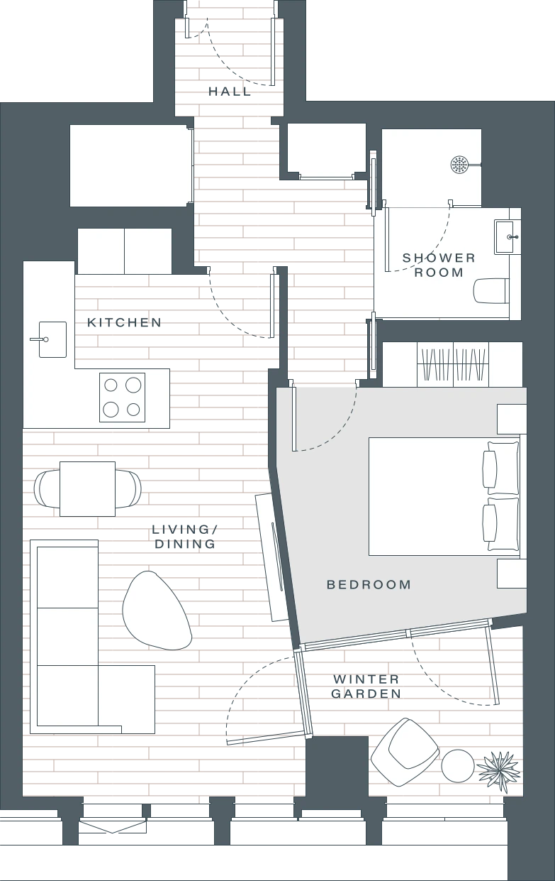 Nine Elms Lane, London floorplan