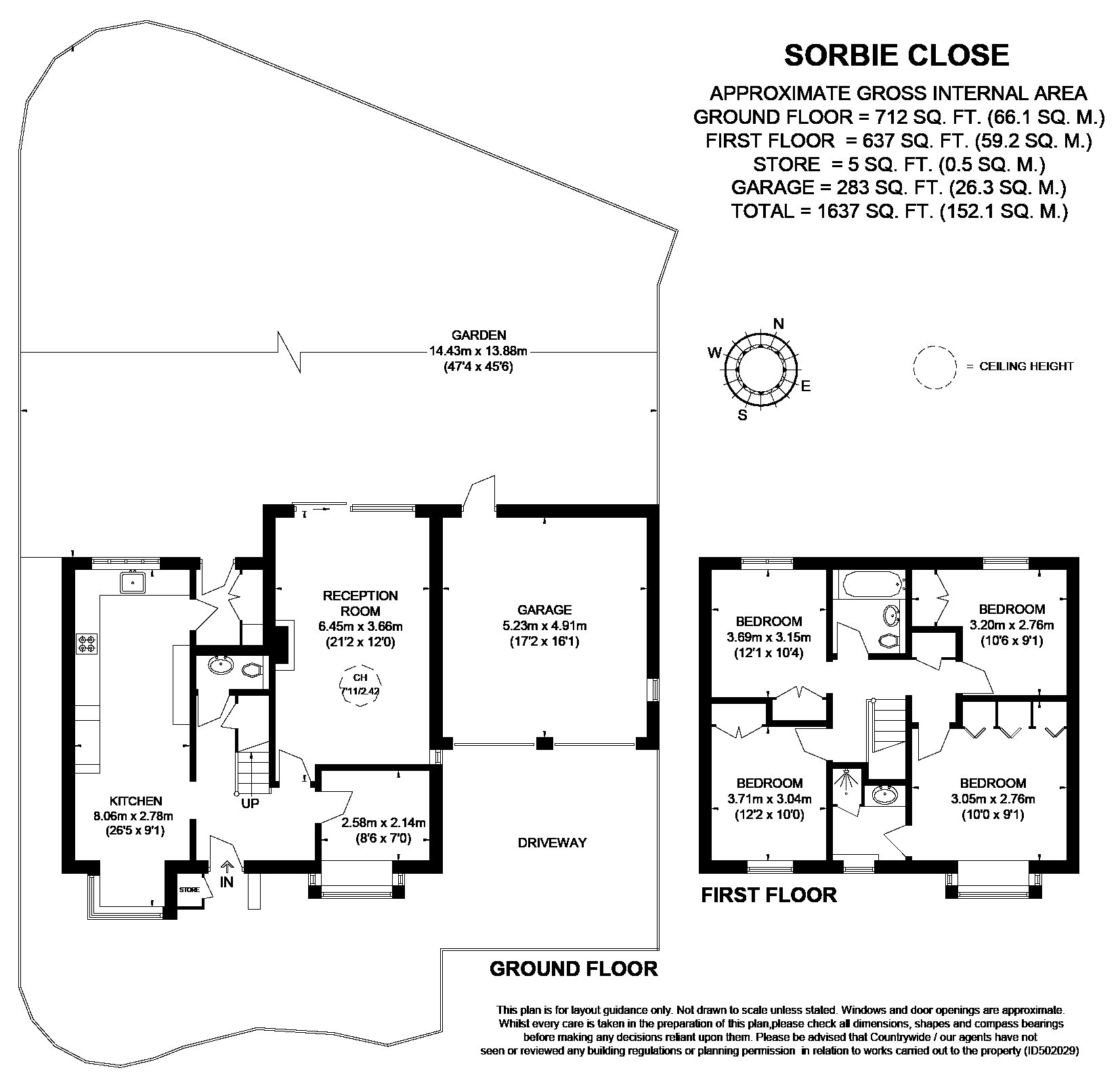 5, Sorbie Close, Surrey floorplan