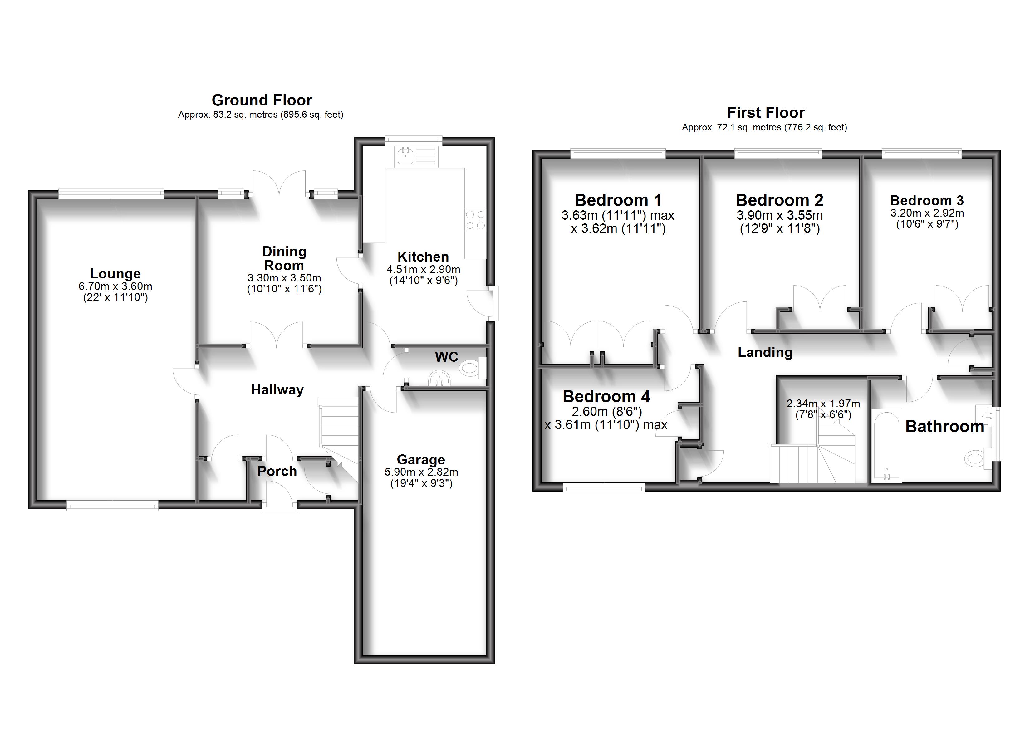 9, Hitherwood, Cranleigh floorplan