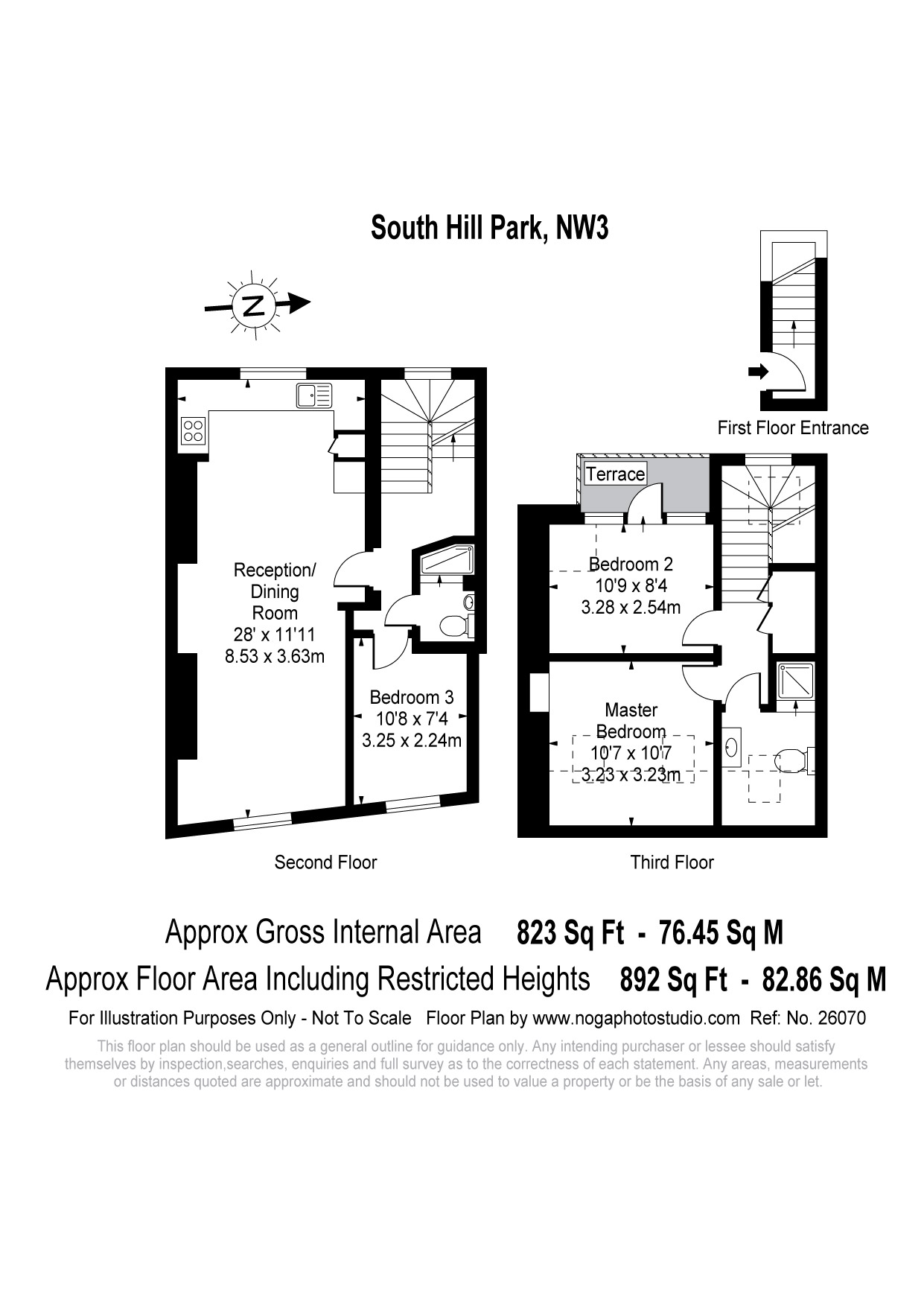 South Hill Park, Hampstead floorplan