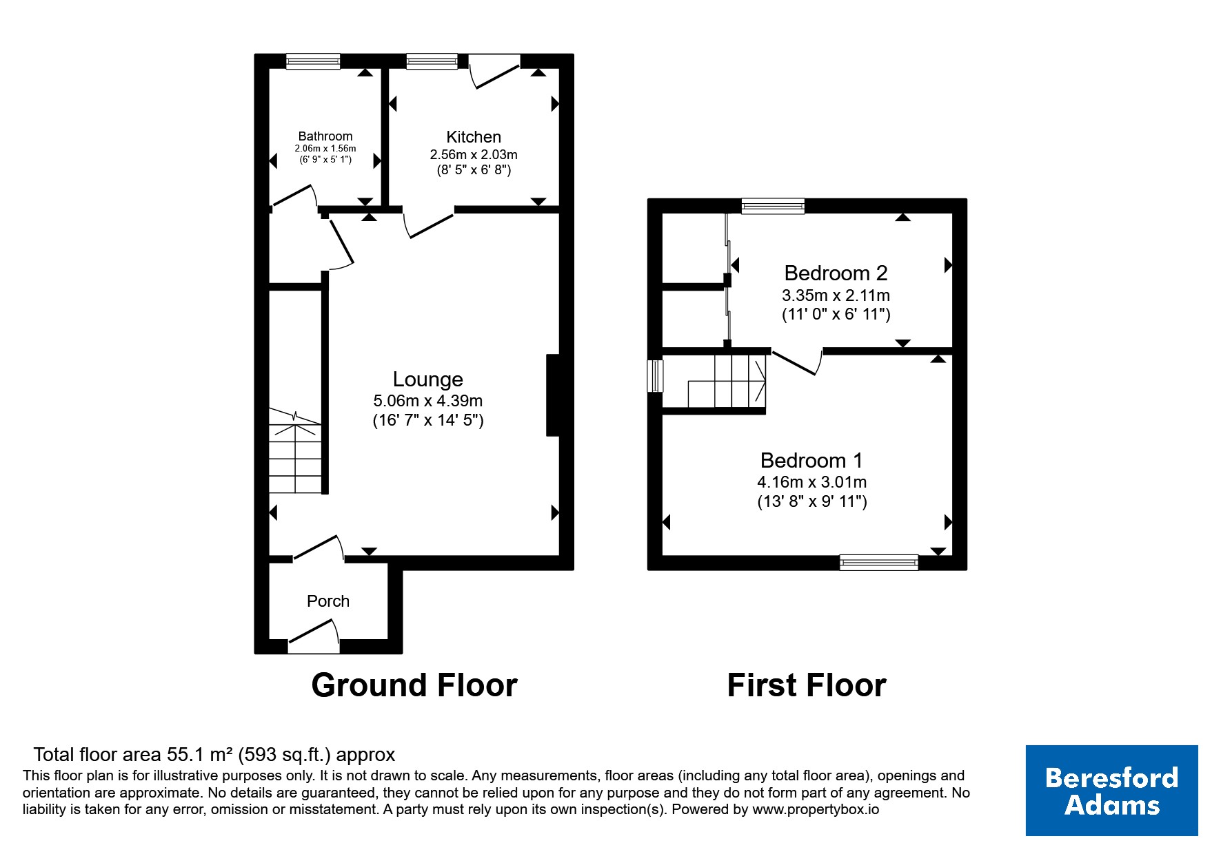 5 Glanrafon Terrace,, Tanygrisiau, Gwynedd floorplan