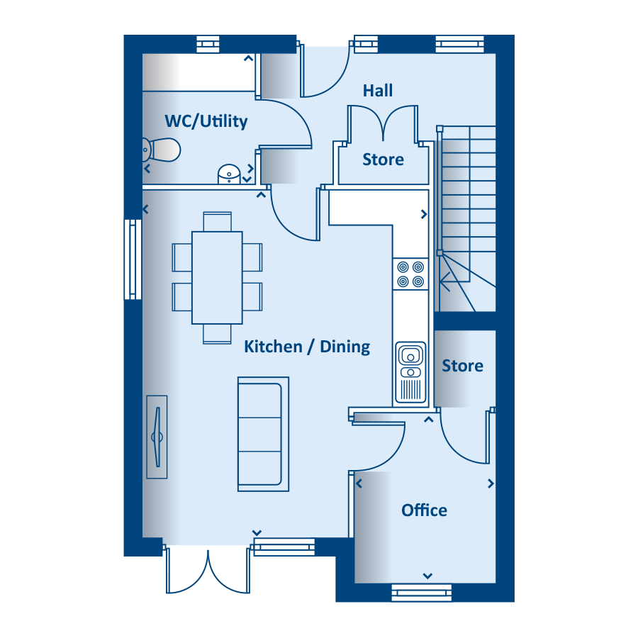 Frog Island, Leicester floorplan
