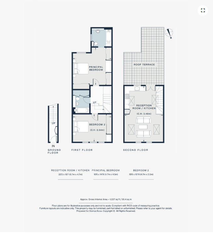 129, Portobello Road, London floorplan