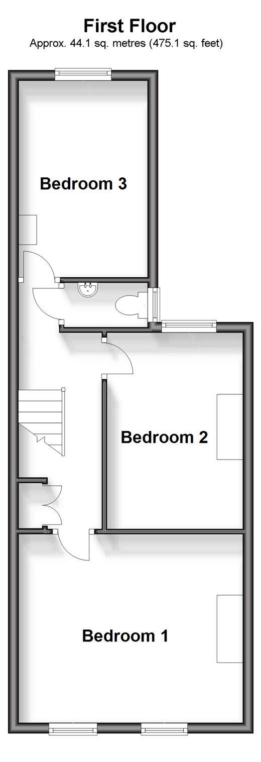 Tonbridge Road, Maidstone, Kent ME16, 3 bedroom terraced house for sale