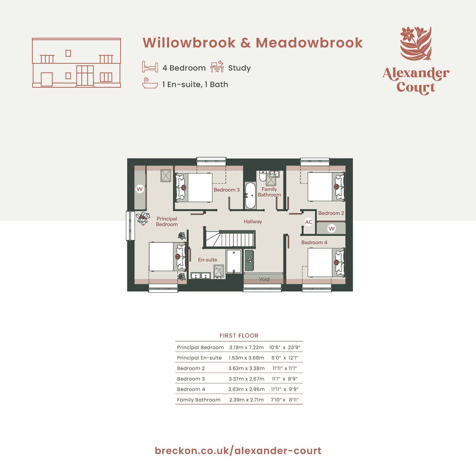 Willowbrook, Alexander Court, Abingdon floorplan