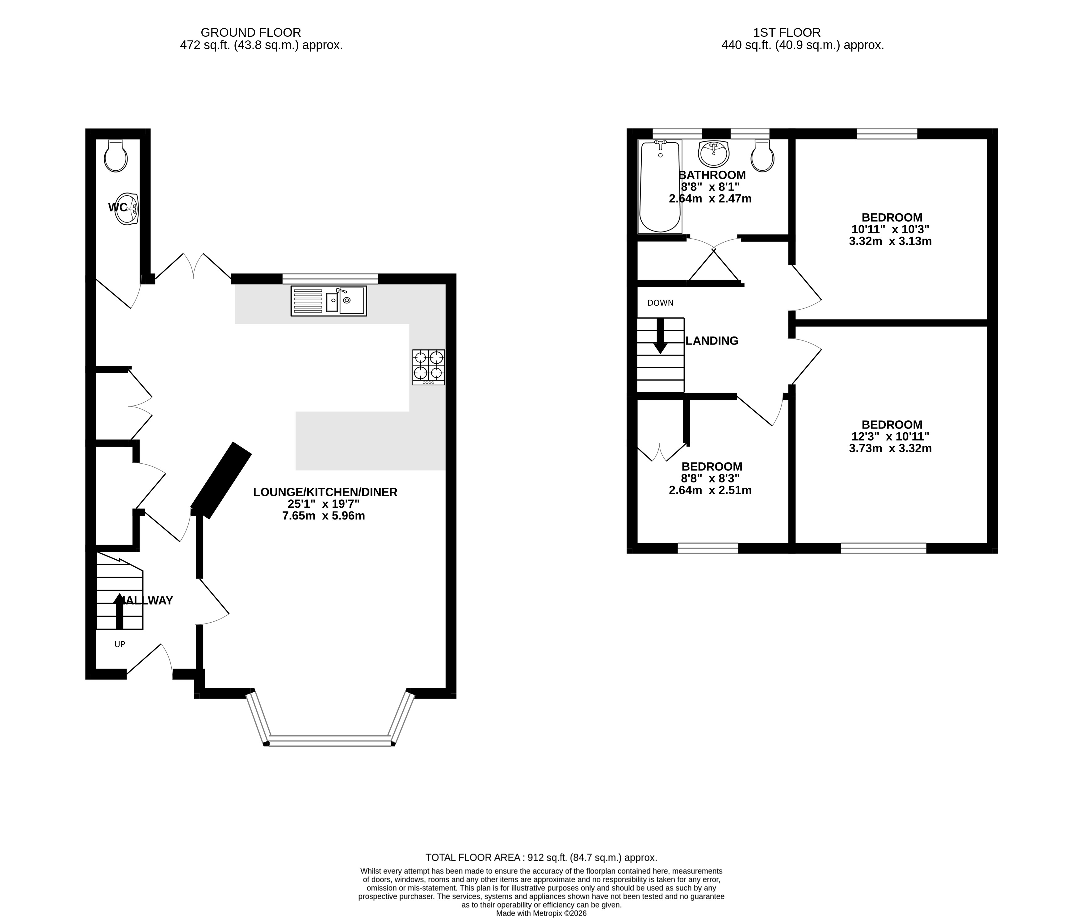 6, Tudor Road, Nottingham floorplan