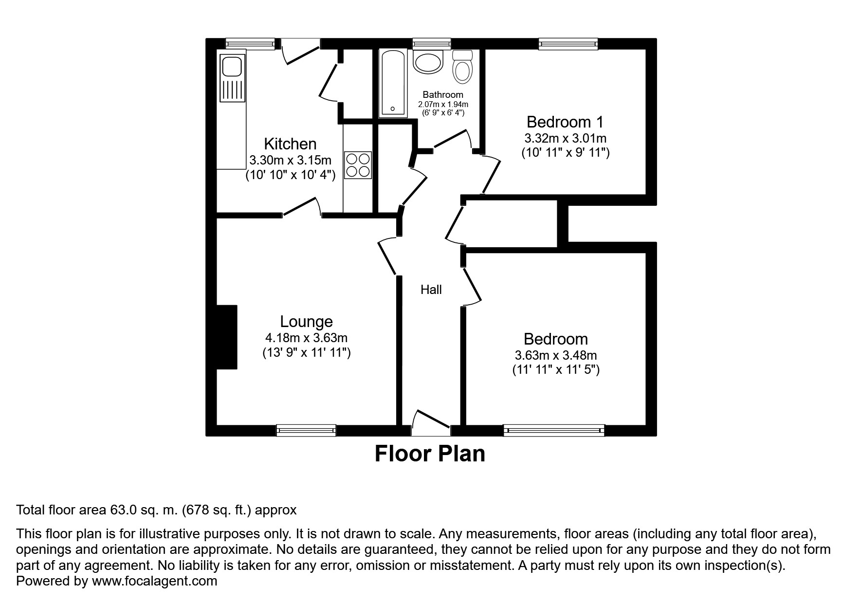 2 Bedrooms Maisonette for sale in Marwood Close, Welling DA16