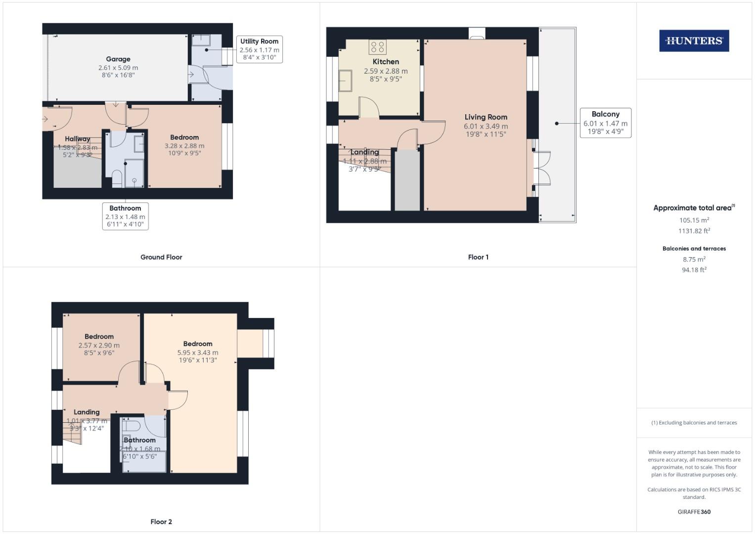 28, Cadland Court, Channel Way, Southampton floorplan