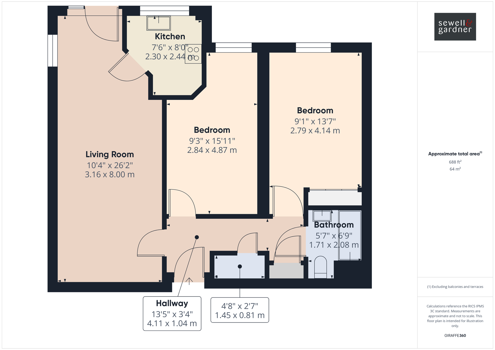 Middlemarch Lodge, 3,Flat 20, High Street, Rickmansworth floorplan
