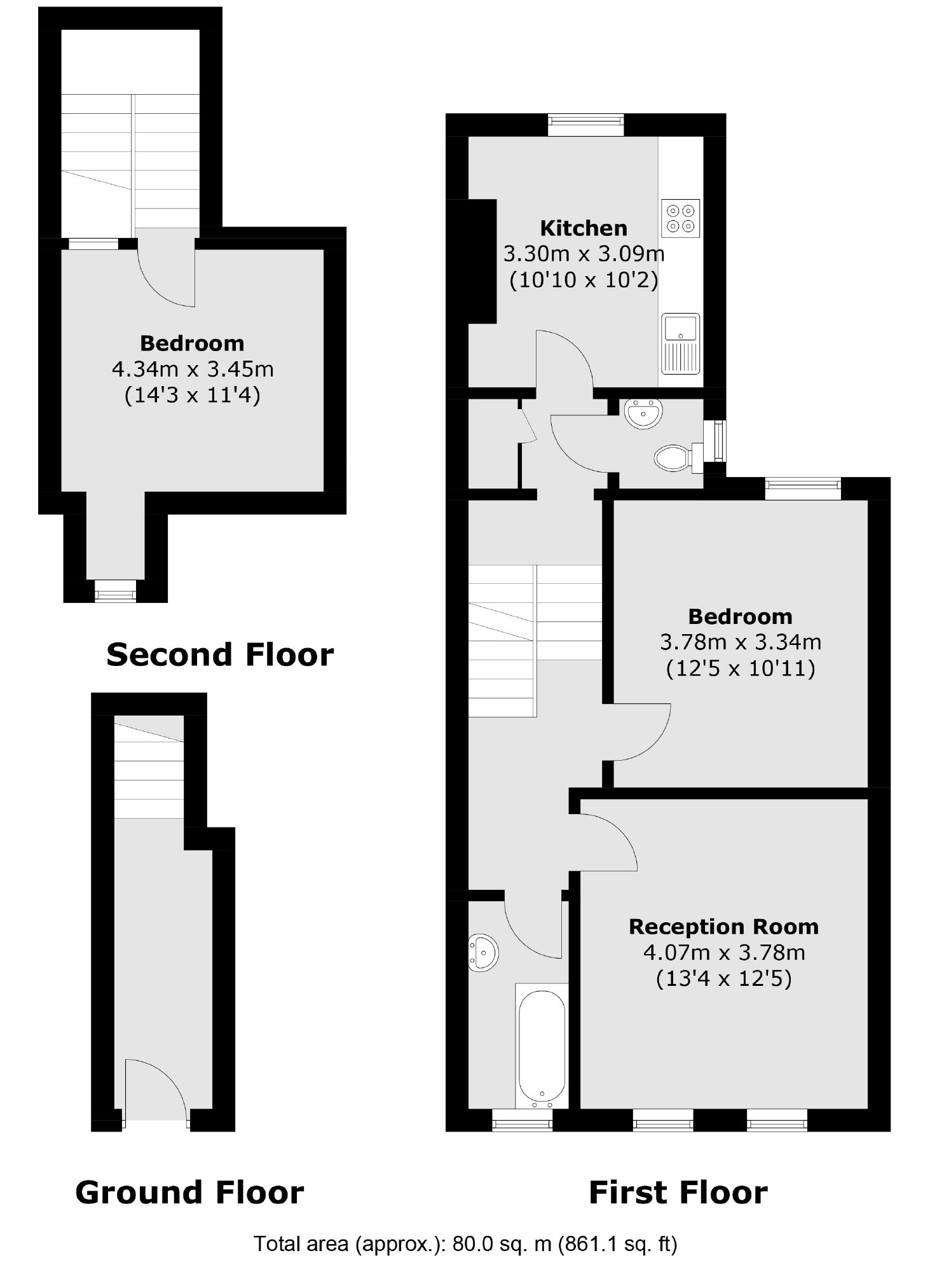 MR PLOT, 376 Top, Hanworth Road, Hounslow floorplan