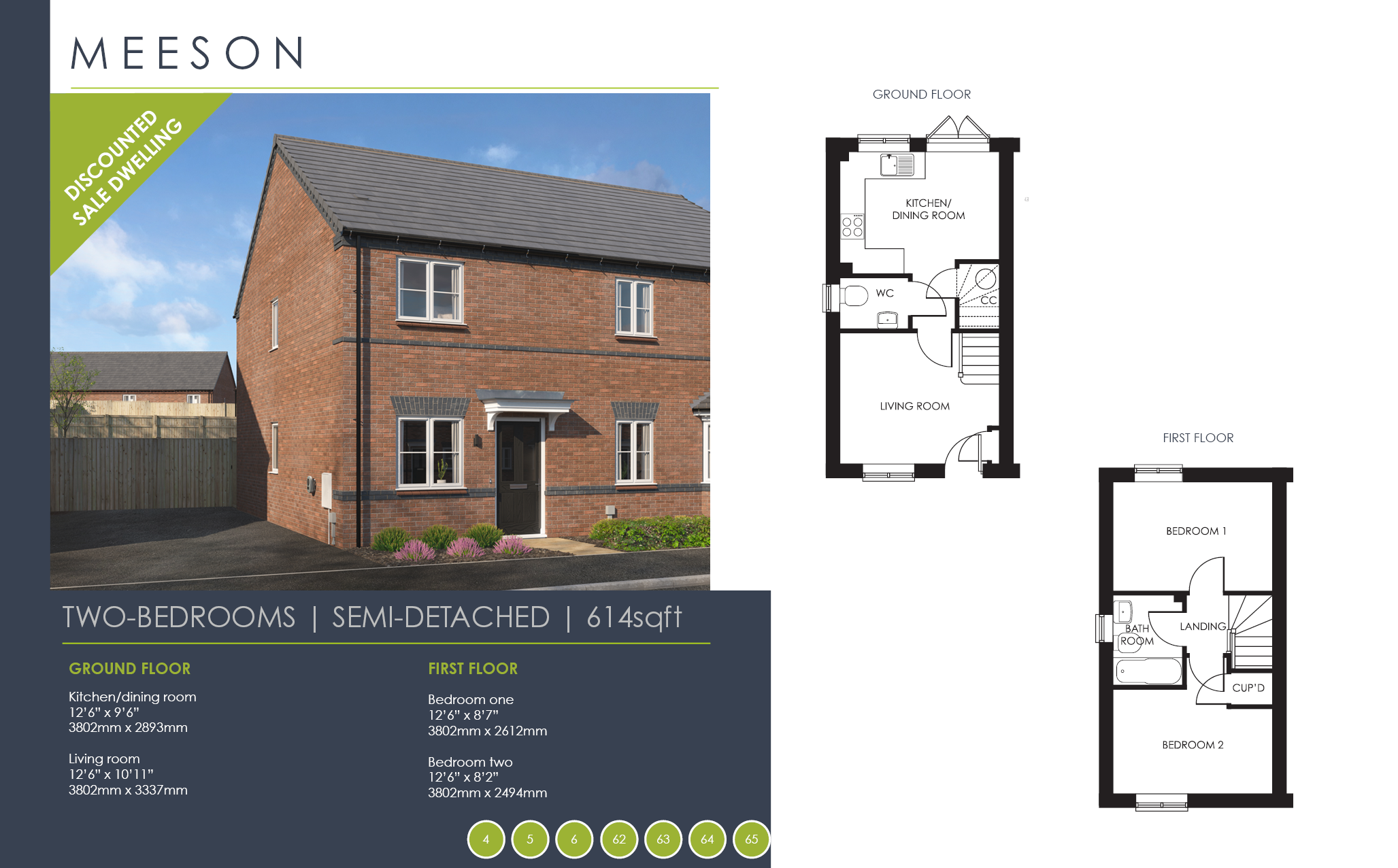 11, "The Meeson", Woodlake Avenue, Loggerheads floorplan
